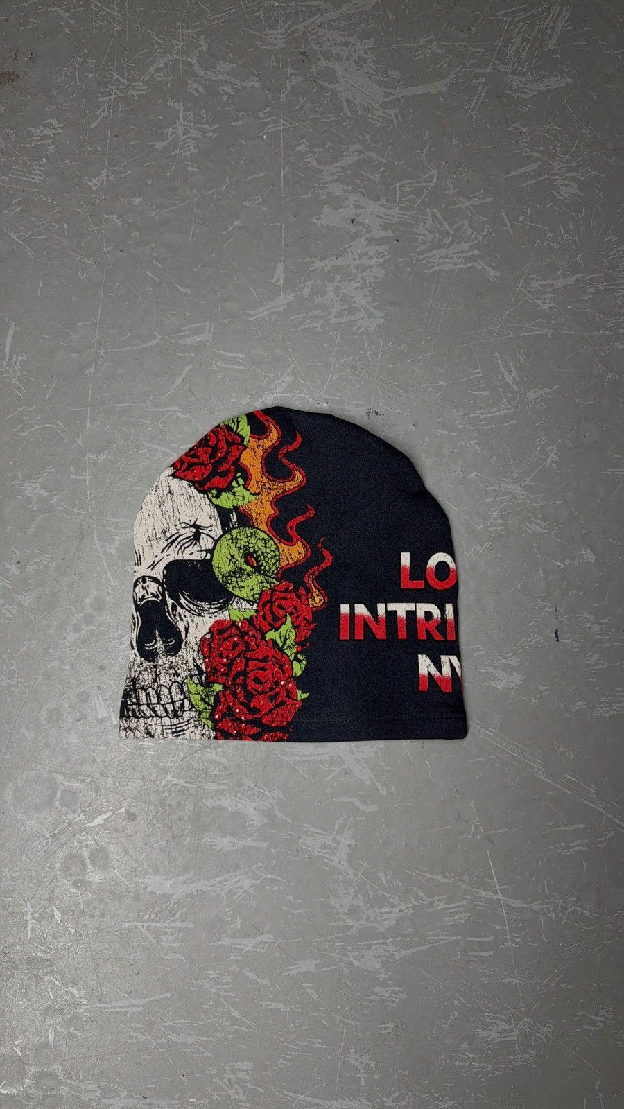 LOST INTRICACY Lost Intricacy "Skully" Black Beanie Size ONE SIZE - 1 Thumbnail