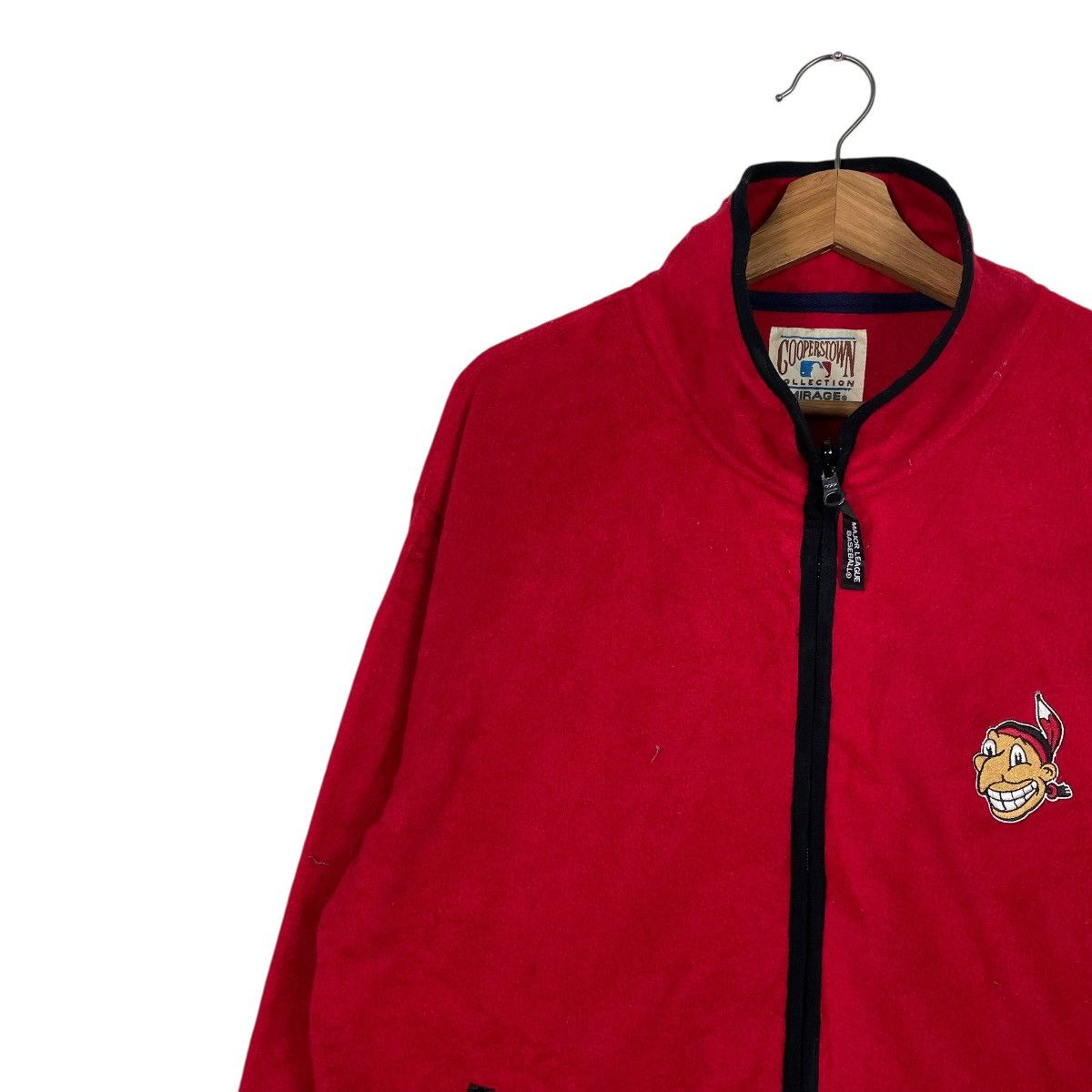 Mirage Vintage Mirage Cleveland Indians Fleece Jacket Size US L / EU 52-54 / 3 - 6 Thumbnail