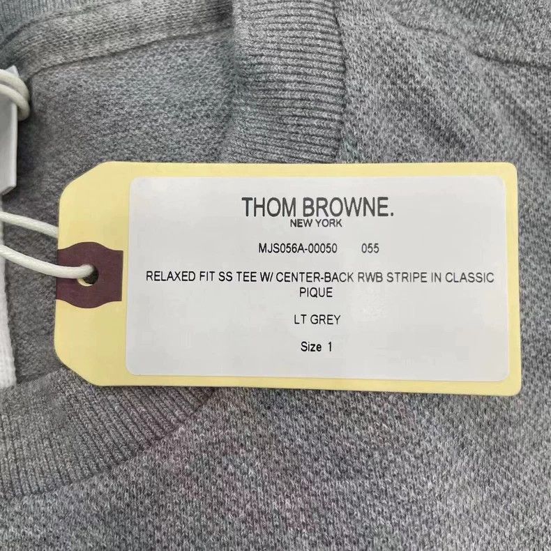 Thom Browne Thom browne Gray back striped short sleeves 2504-Nextarrow Size US S / EU 44-46 / 1 - 6 Thumbnail