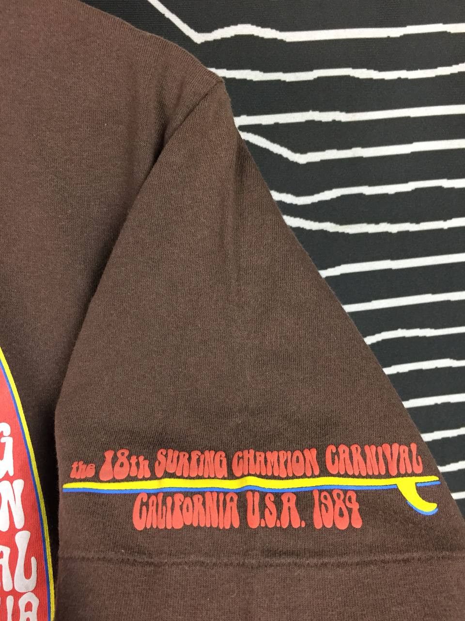 Vintage Vtg BZ California Sun Wear 18th Surf Champion Carnival Tee Size US M / EU 48-50 / 2 - 5 Thumbnail