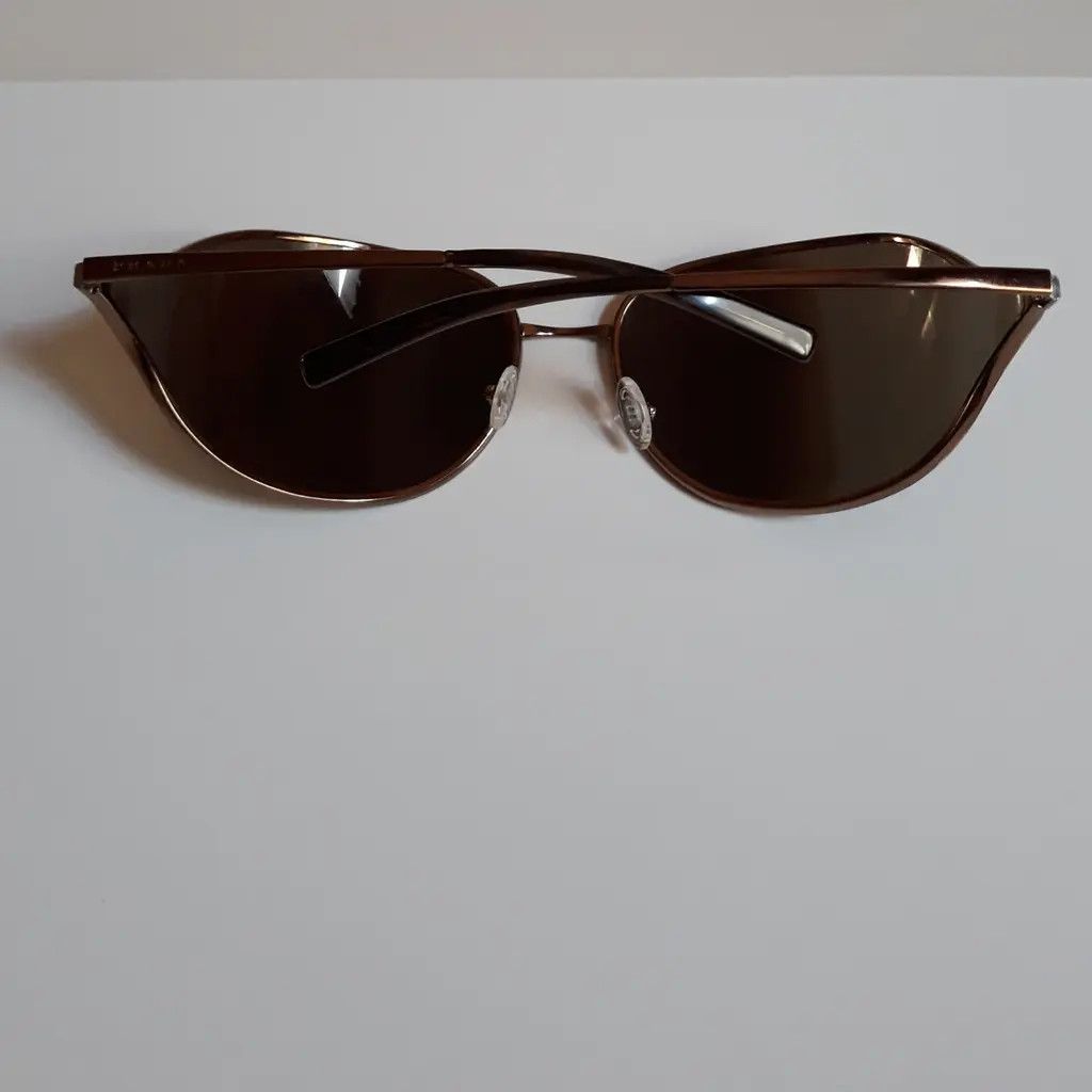 Prada × Vintage PRADA Sunglasses Rectangle Wrap Shield Metal Symbole RI921 Size ONE SIZE - 11 Thumbnail
