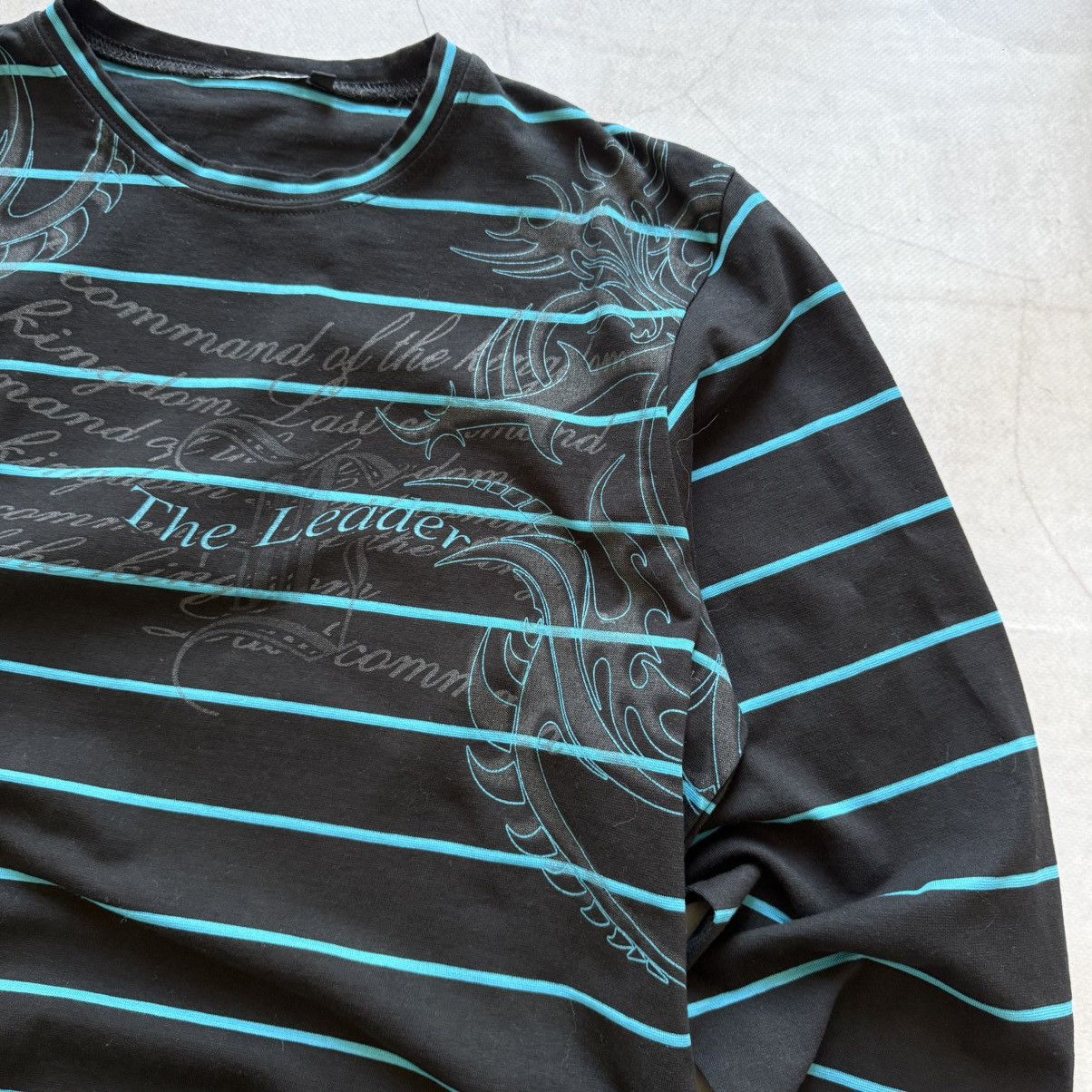 Hysteric Glamour × Undercover Punk Striped Tribal Long Sleeve T Shirt In The Attic Style Size US M / EU 48-50 / 2 - 2 Thumbnail