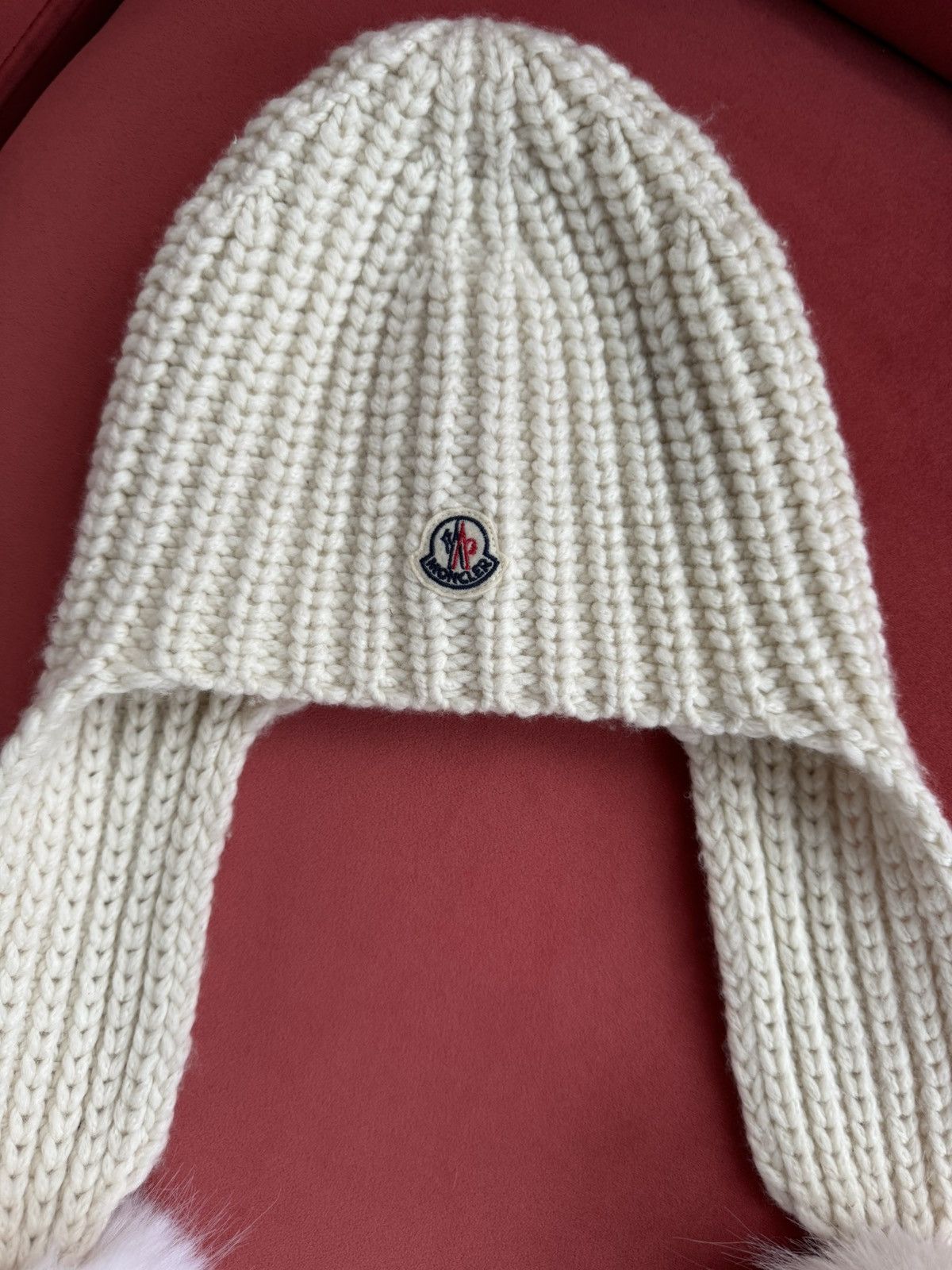Moncler Moncler pom pom wool knit hat, NEW Size ONE SIZE - 5 Thumbnail