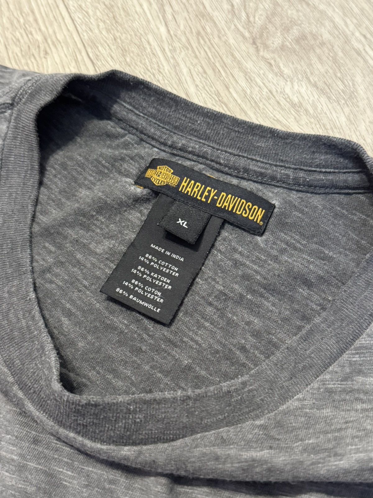 Harley Davidson 🔷Vintage Harley Davidson Big logo T-shirt 90s🔷 Size US XL / EU 56 / 4 - 5 Thumbnail