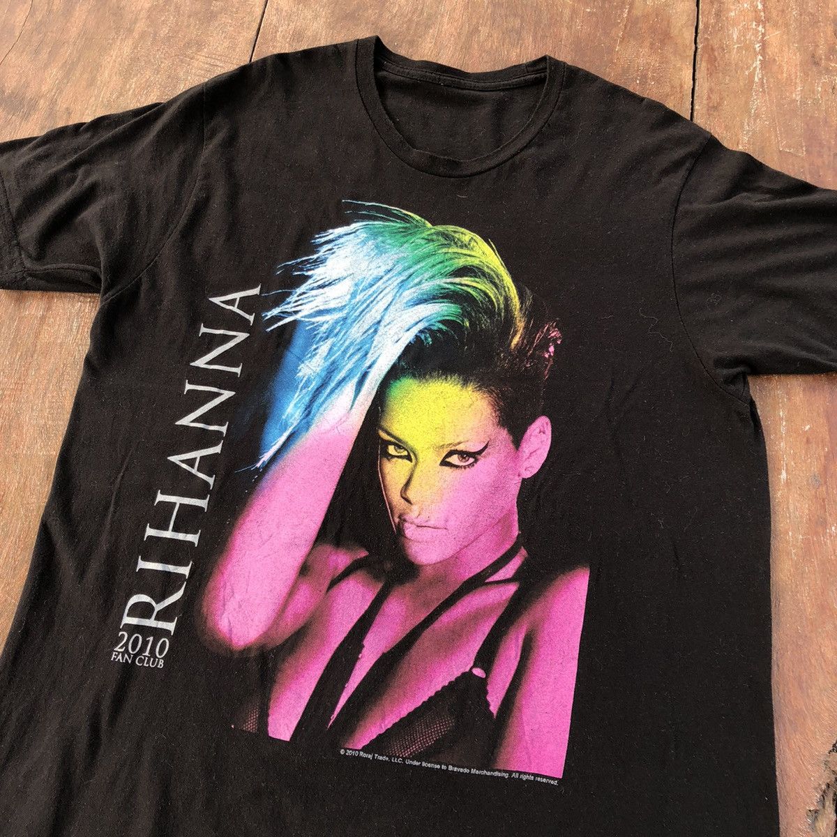 image of Band Tees x Rihanna Vintage 2010 Rihanna T Shirt in Black, Men's (Size Large)