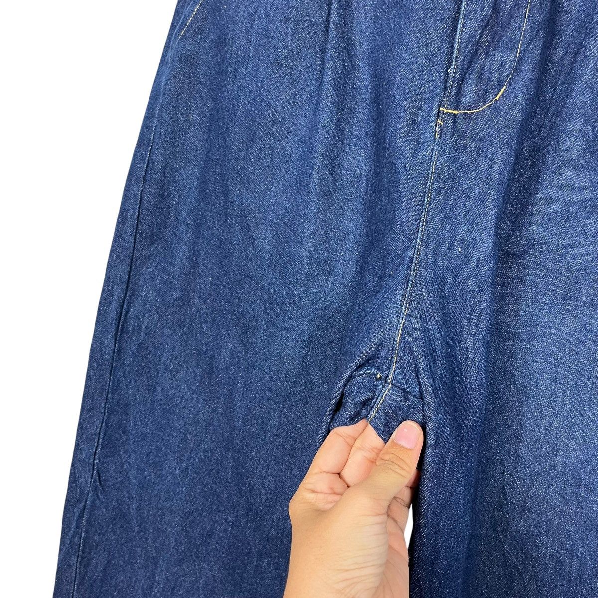 Japanese Brand Vintage Beno Baggy Jeans Size US 32 / EU 48 - 13 Thumbnail