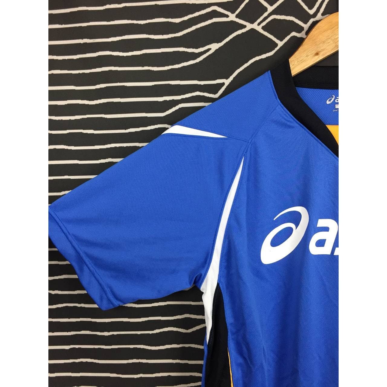 Asics × Vintage Asics Spell Out Logo Sportswear Jersey Size S Size US S / EU 44-46 / 1 - 5 Thumbnail