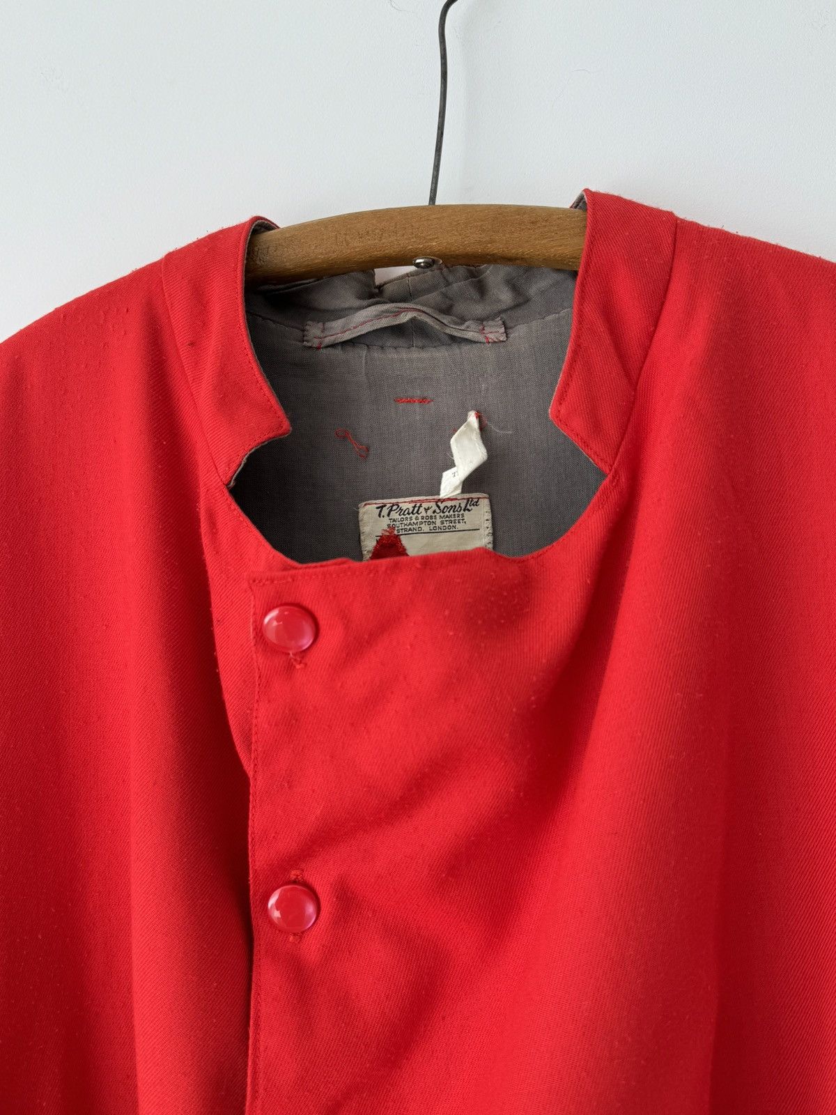 Vintage Antique 1940s British Clerical Bespoke Cassock Cloak Coat Size US XL / EU 56 / 4 - 3 Thumbnail