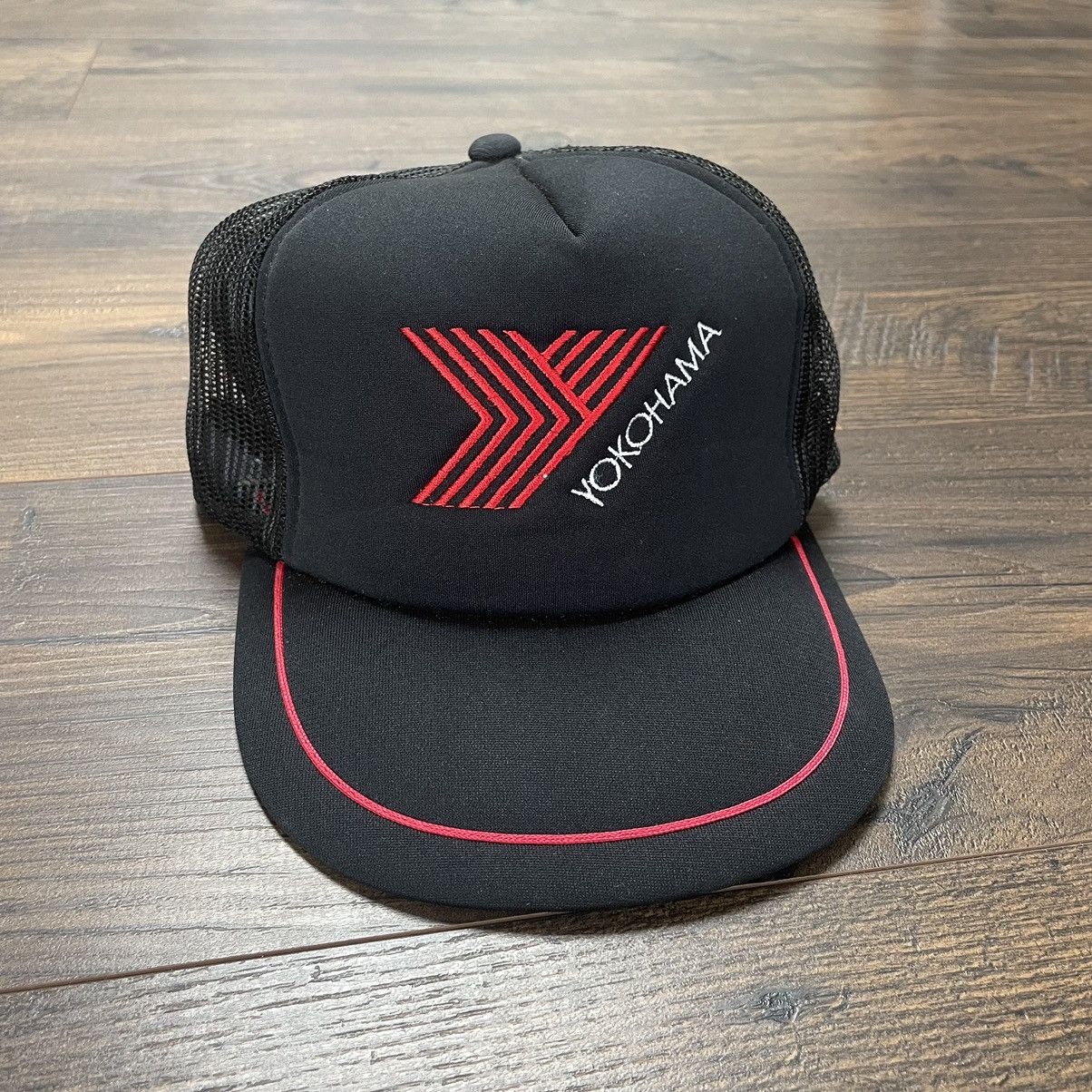 Japanese Brand × Vintage Vintage Yokohama Trucker Hat Size ONE SIZE - 1 Thumbnail