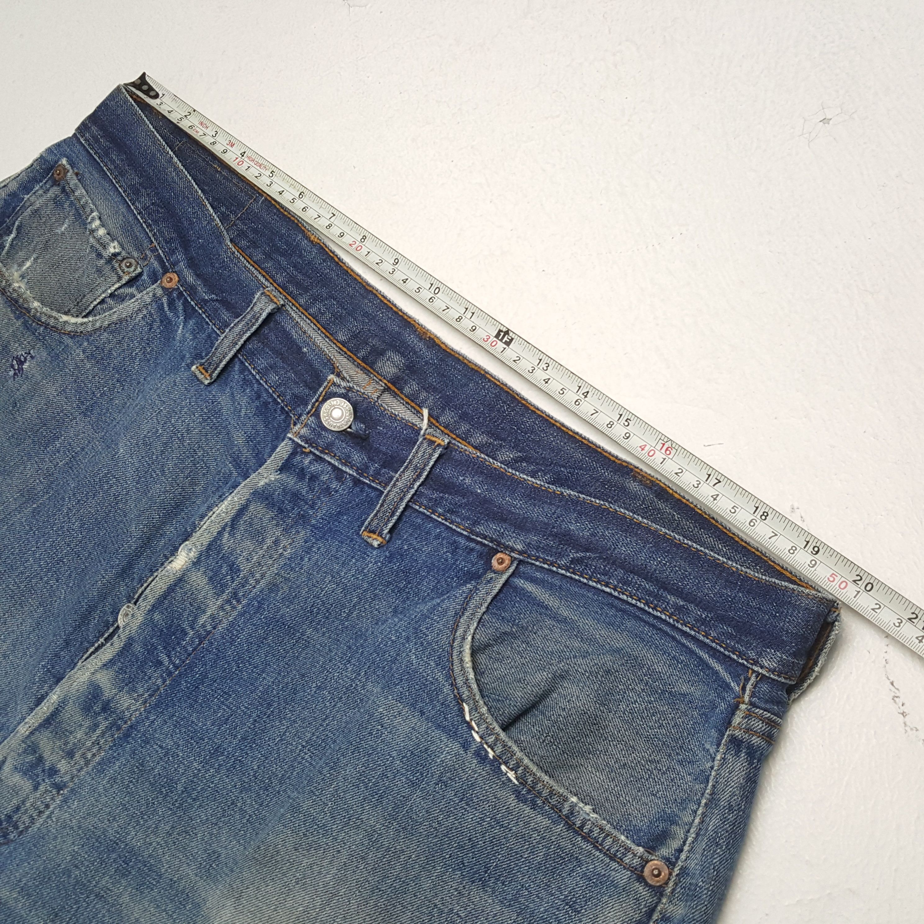 Levi's × Levi's Vintage Clothing × Vintage Vintage LEVI'S 501 American Style Big E Distressed Jeans Size US 40 / EU 56 - 5 Thumbnail