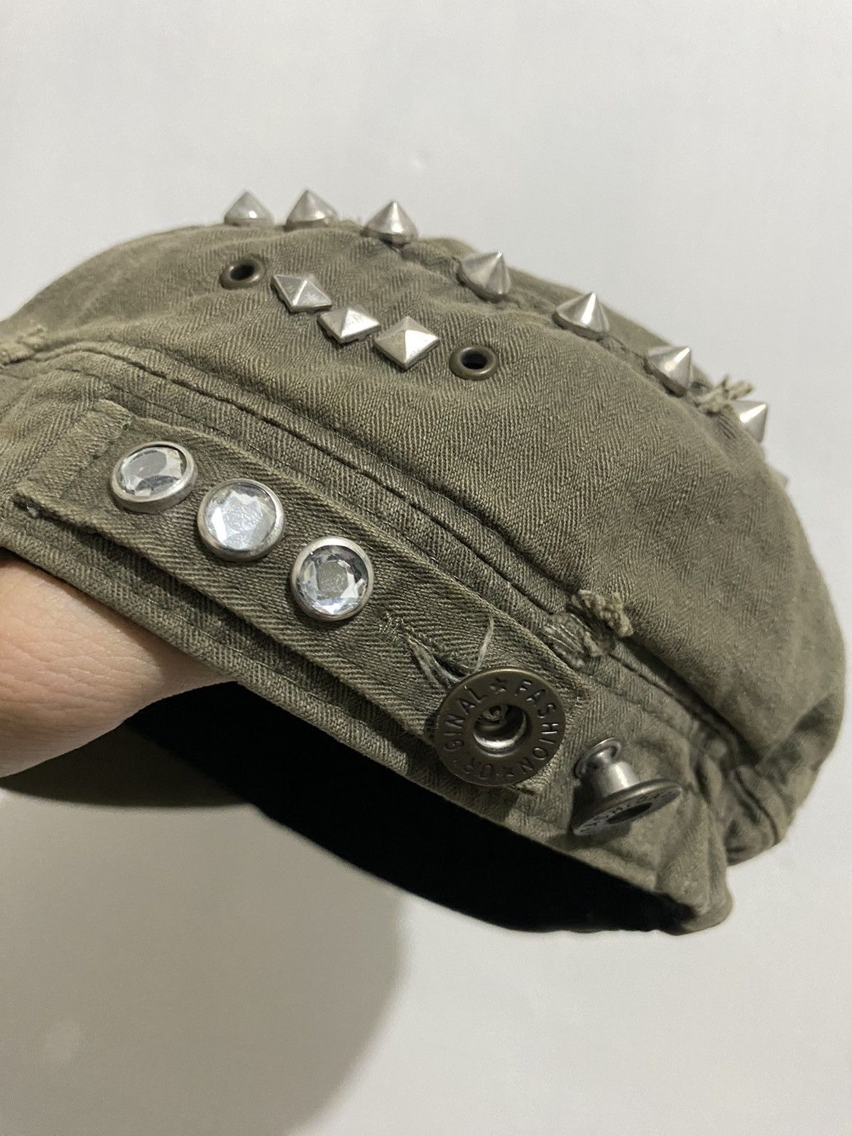 Hysteric Glamour × If Six Was Nine × Japanese Brand Cadet Distressed Spike Hat Size ONE SIZE - 7 Thumbnail