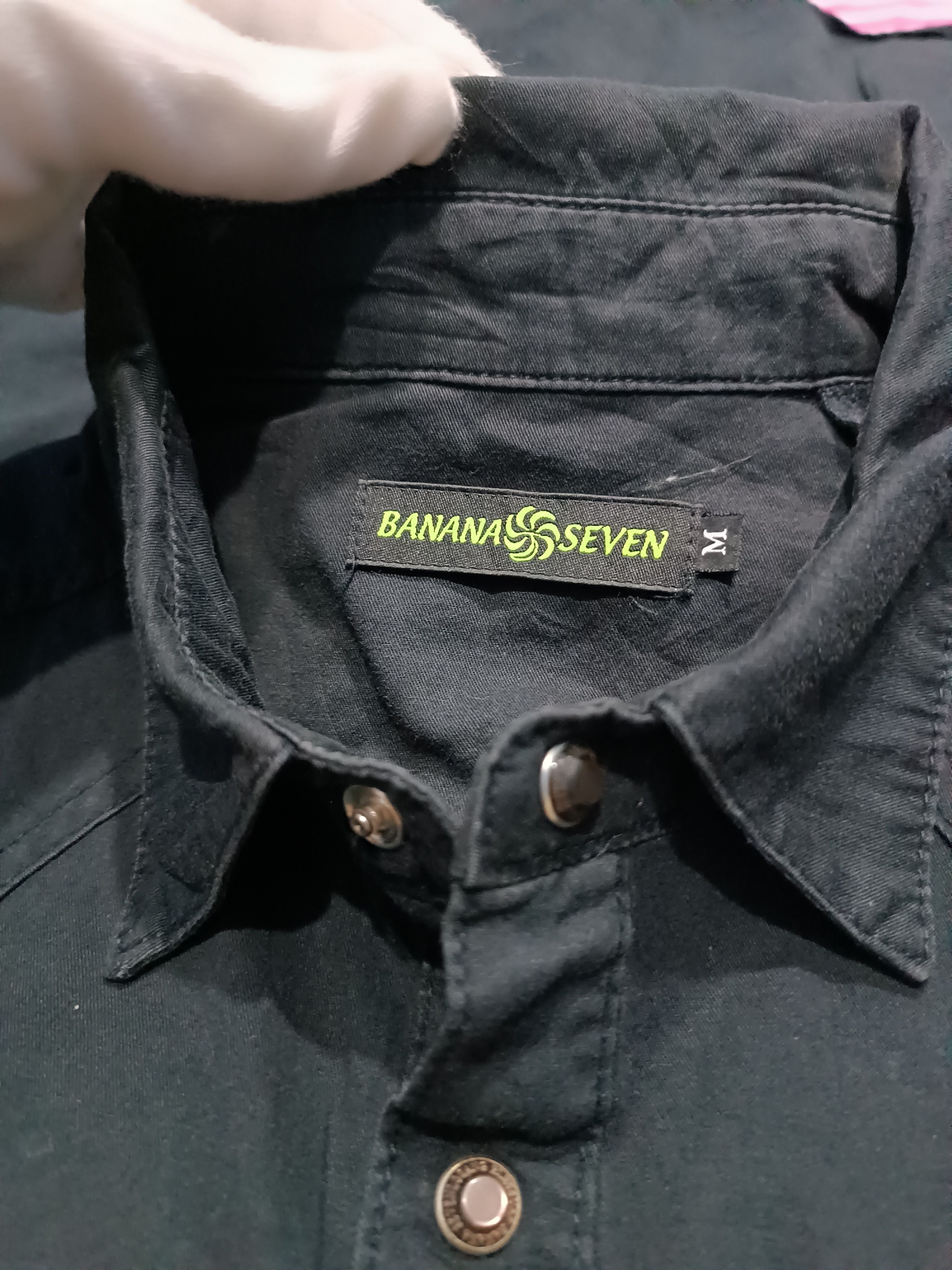 Japanese Brand × Vintage Banana Seven Long Sleeve Embroidery Shirt Button Up Size US M / EU 48-50 / 2 - 6 Thumbnail