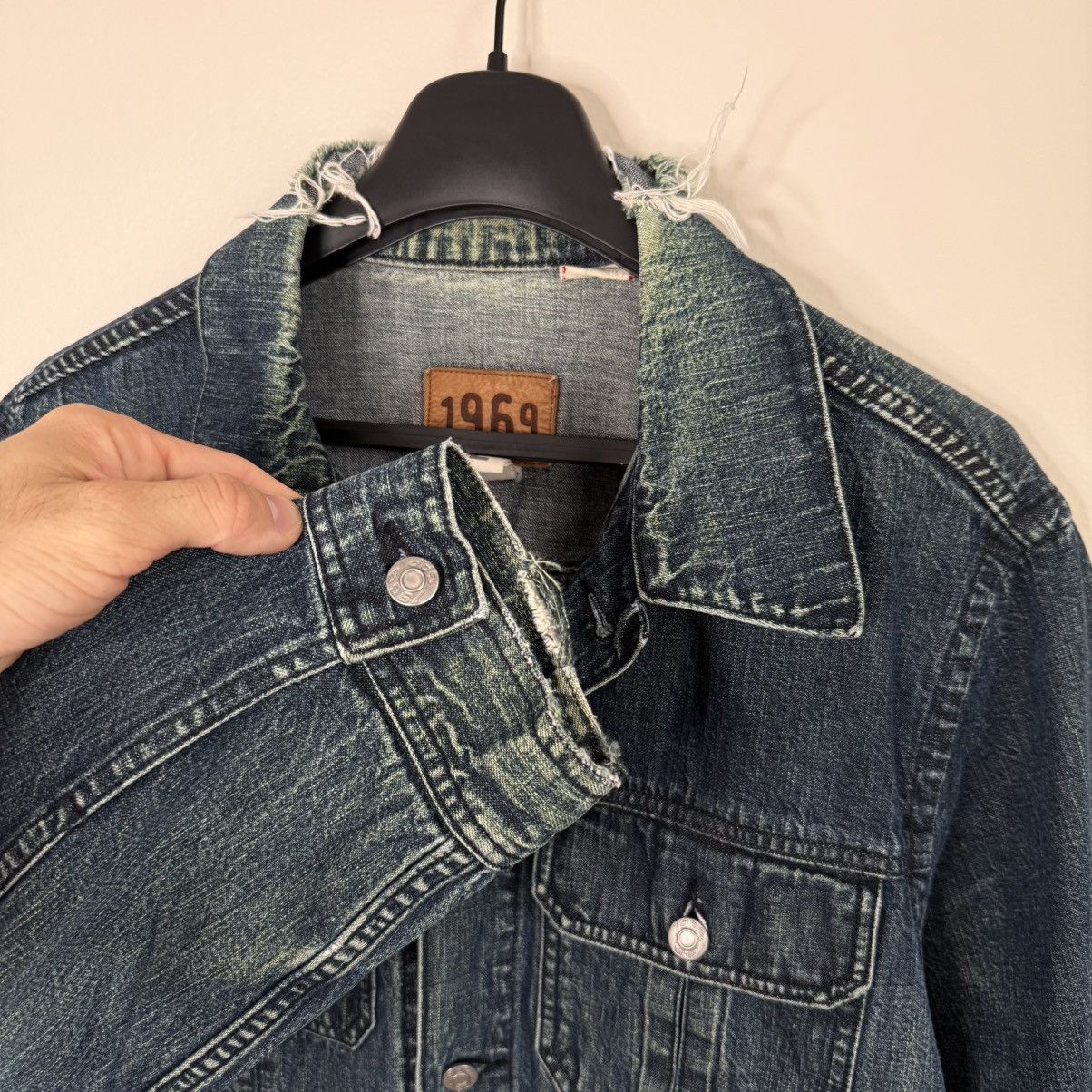 Gap Vintage 00’s GAP Unisex Denim Trucker Jacket Size L-M Size US M / EU 48-50 / 2 - 11 Thumbnail