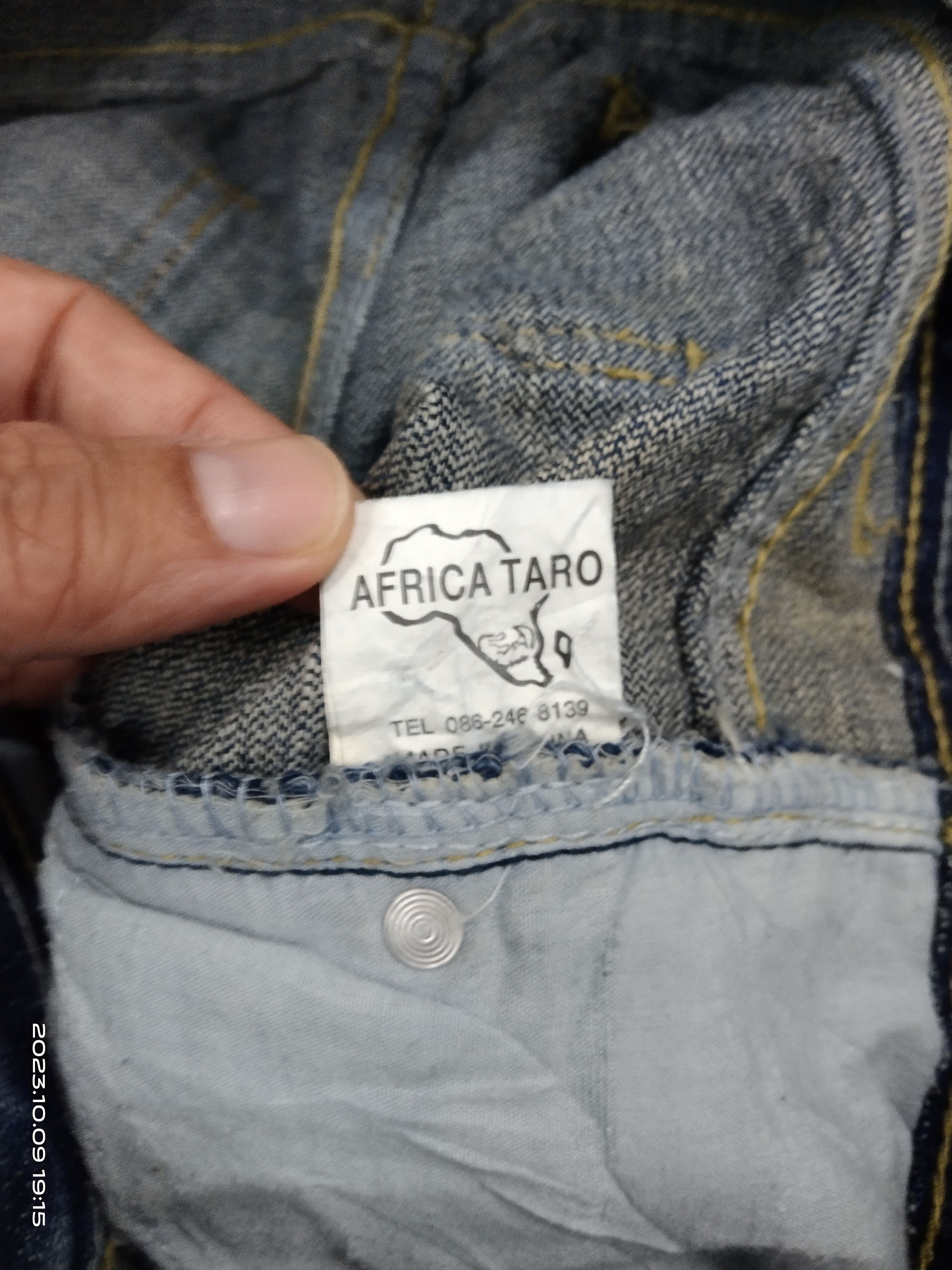 Other FLARE SICK AFRICA TARO JEANS Size 28" / US 6 / IT 42 - 7 Thumbnail