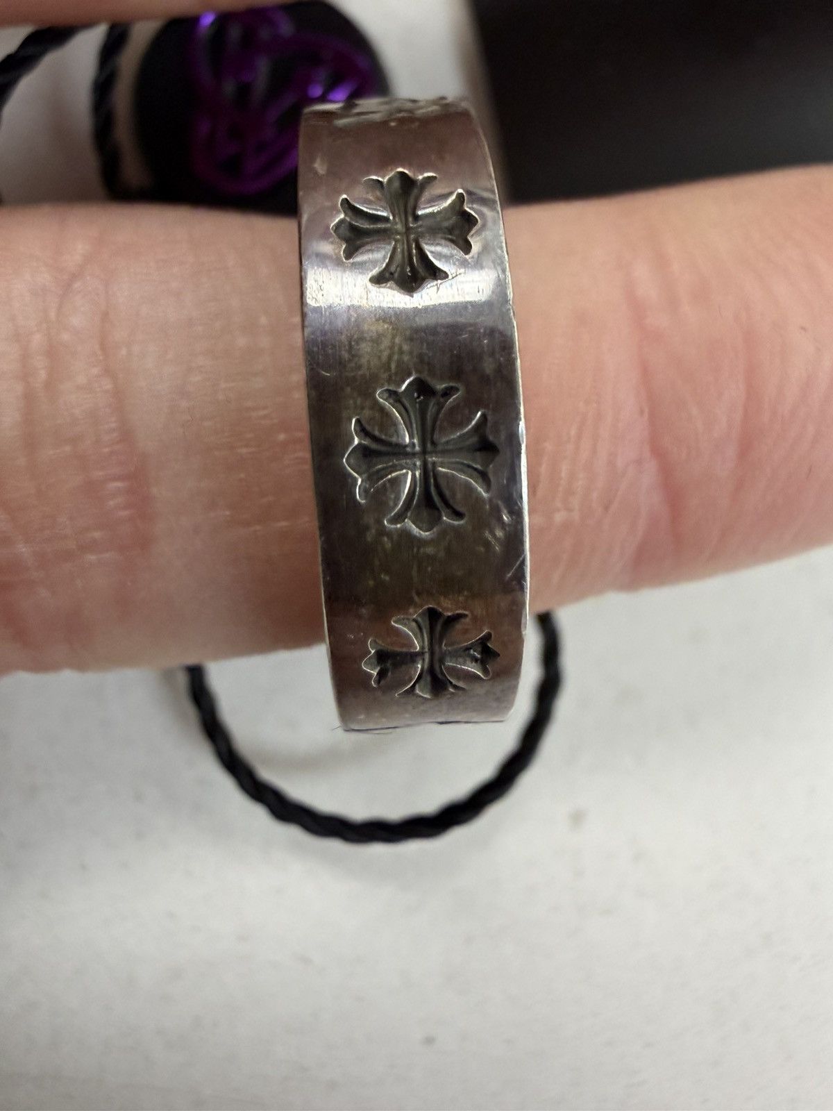 Chrome Hearts Chrome Hearts Forever Silver Ring (Size 7.5) Size ONE SIZE - 5 Thumbnail