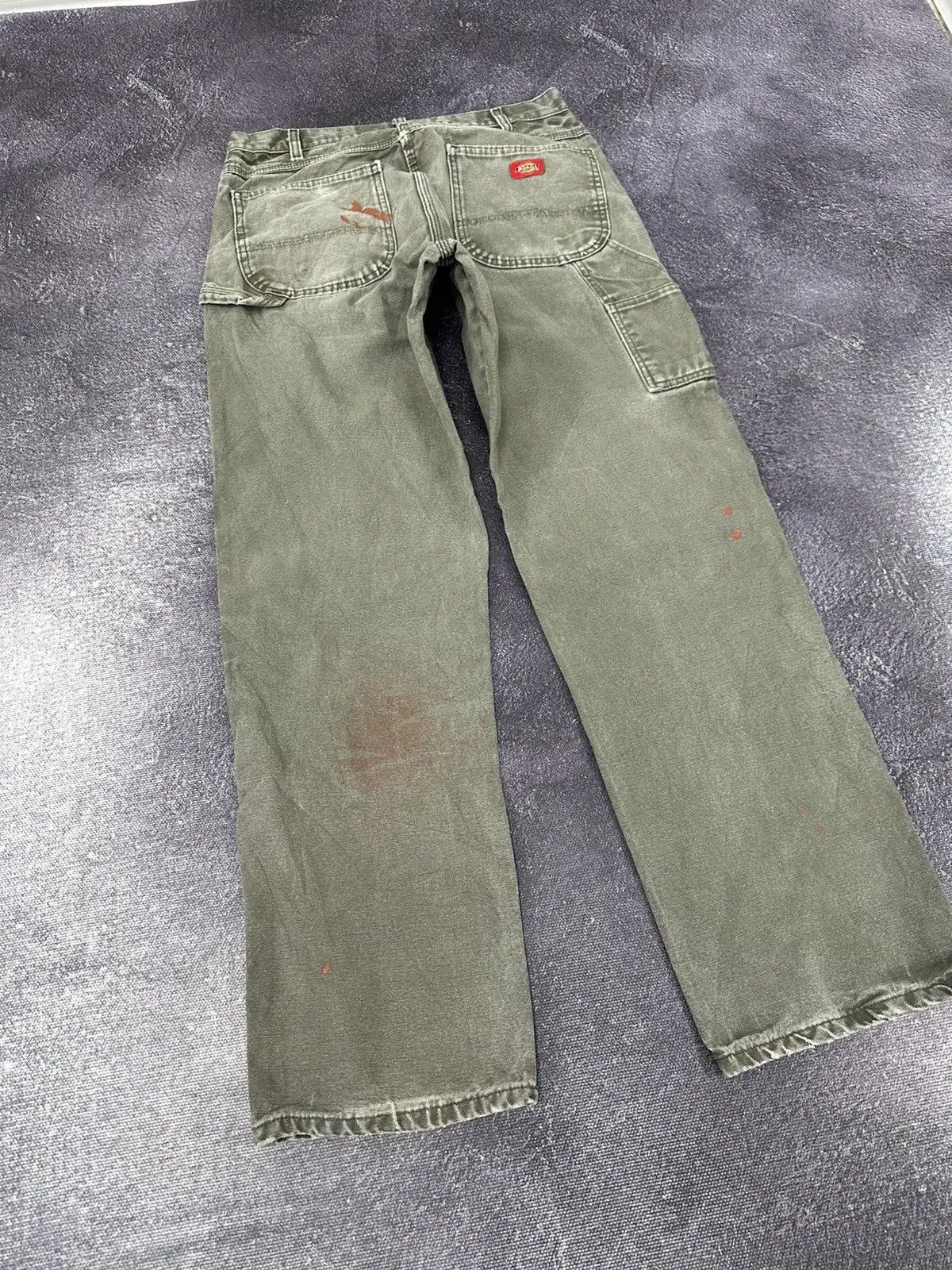 Dickies × Vintage Vintage Dickies Denim Hype Olive Work Baggy Pants Jeans Size US 34 / EU 50 - 3 Thumbnail