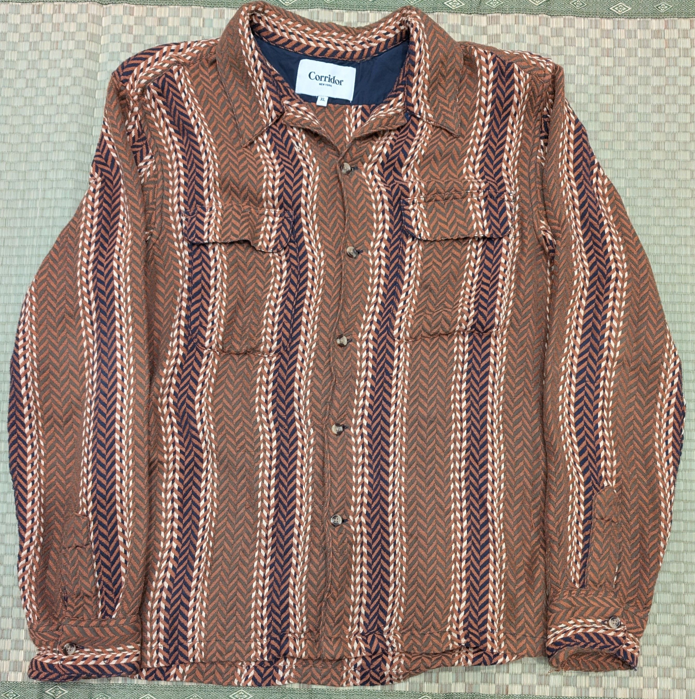 Corridor Corridor NYC Macro Plaid Work Shirt in Regimental Size US M / EU 48-50 / 2 - 1 Thumbnail