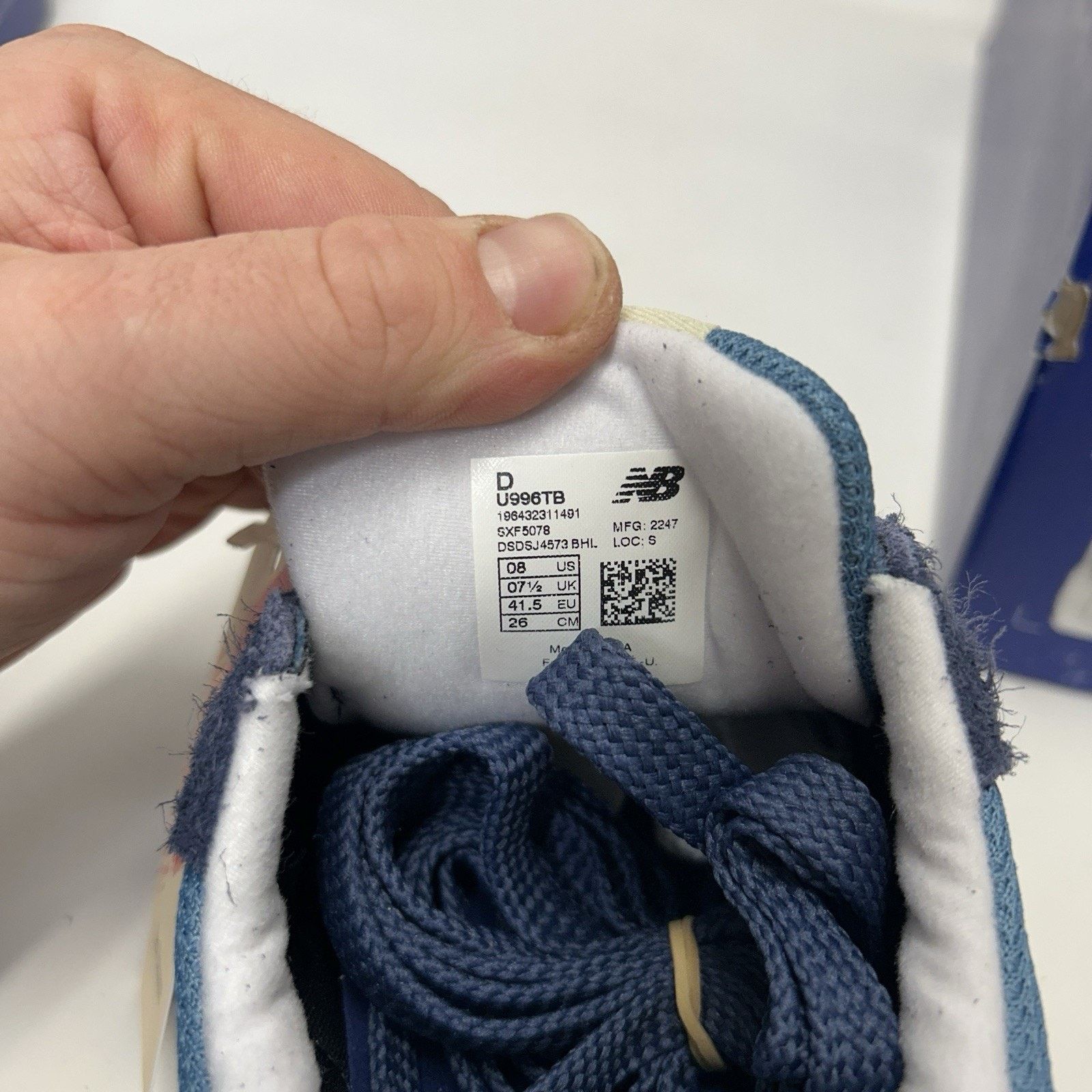 New Balance New Balance 996 Teddy Santis Low “Navy Beige” U996TB Size US 8 / EU 41 - 5 Thumbnail