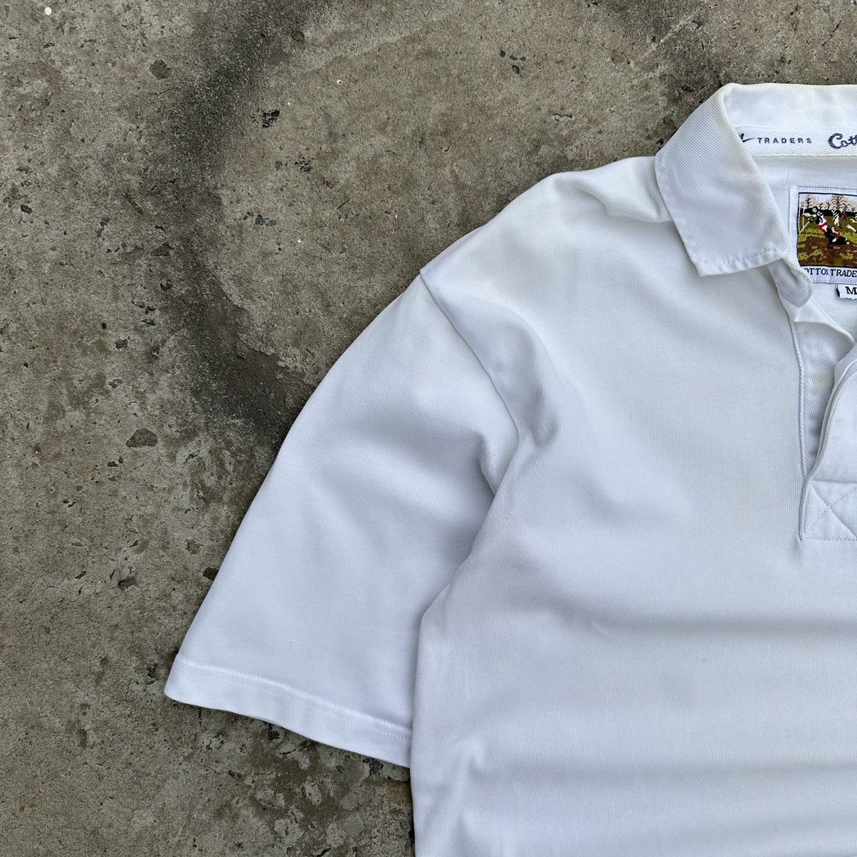 New England Outerwear × Y/Project Vintage England Rugby League Polo Trashed Y2K 90s USA Size US M / EU 48-50 / 2 - 3 Thumbnail