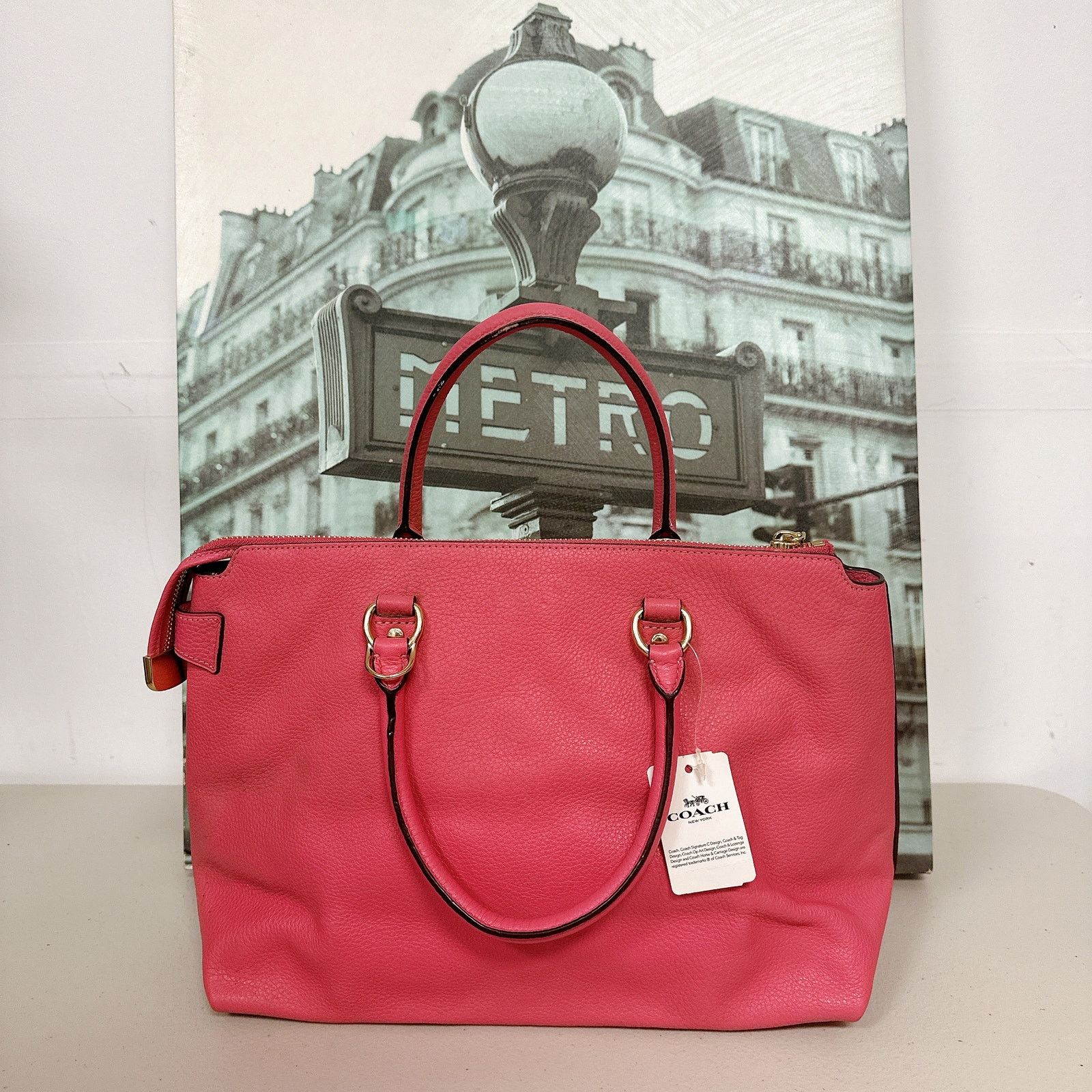 Coach Coach F31467 Emma satchel IN Pink Ruby Size ONE SIZE - 2 Thumbnail