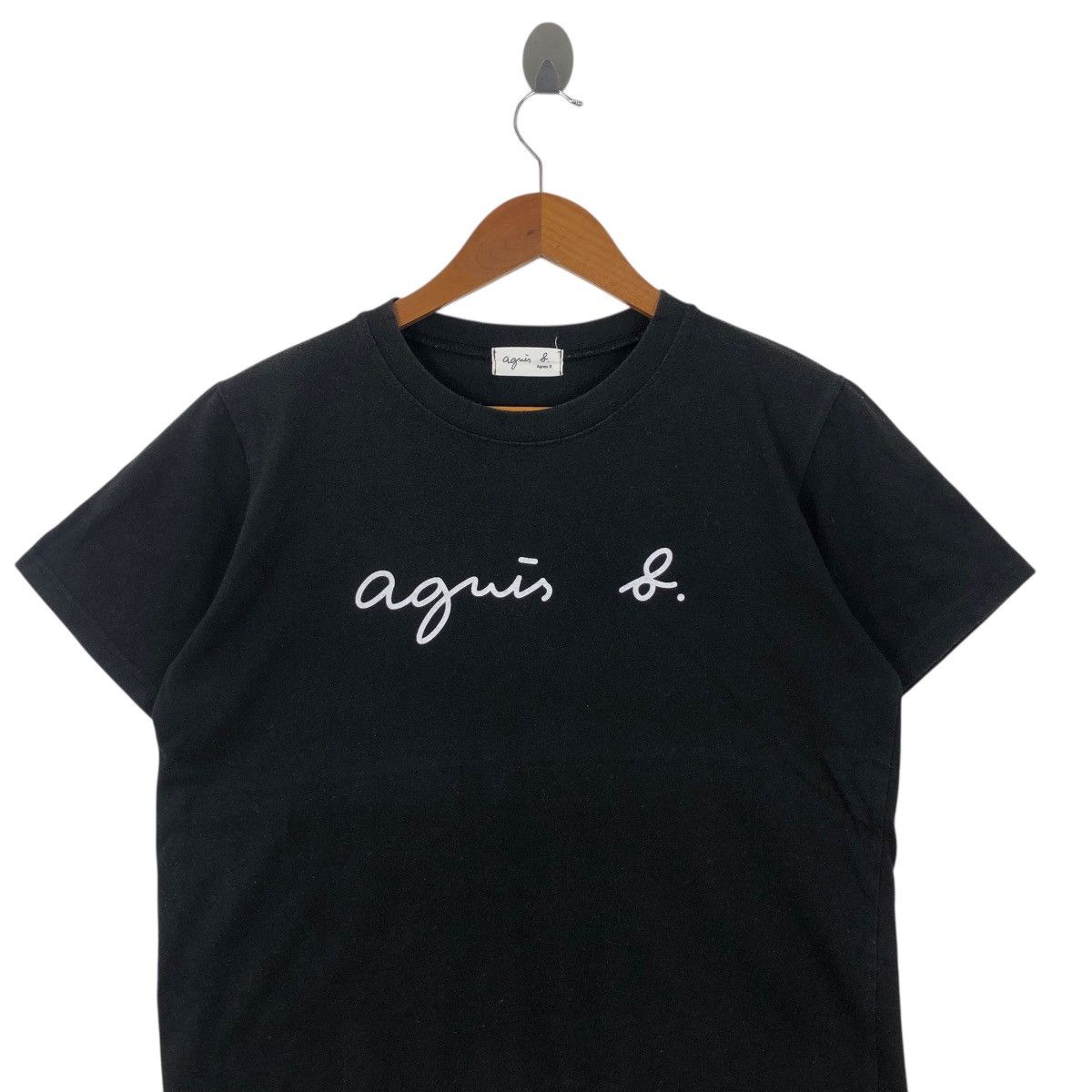 agnes b. Agnes B T-Shirt Big Logo Size M / US 6-8 / IT 42-44 - 2 Thumbnail