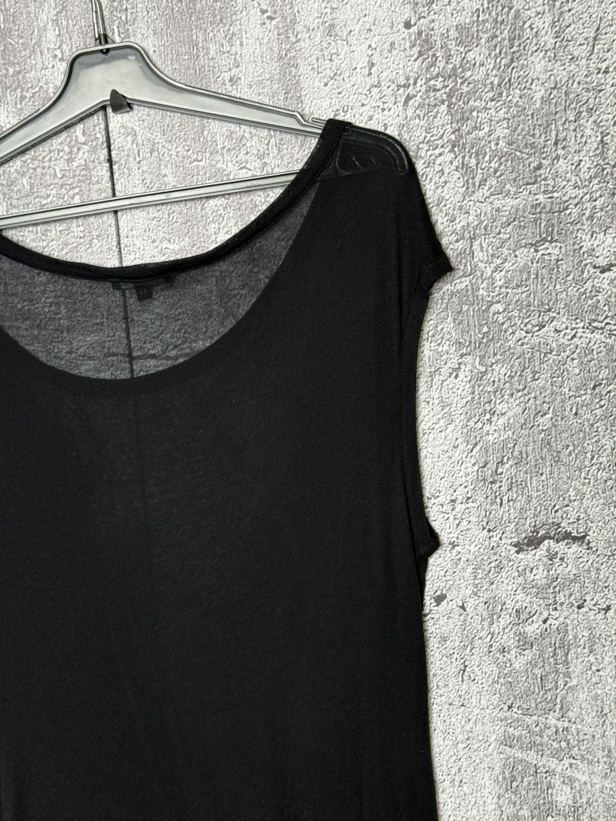 Ann Demeulemeester Ann Demeulemeester Avant-Garde Sheer Top Asymmetric Modal Size L / US 10 / IT 46 - 12 Thumbnail