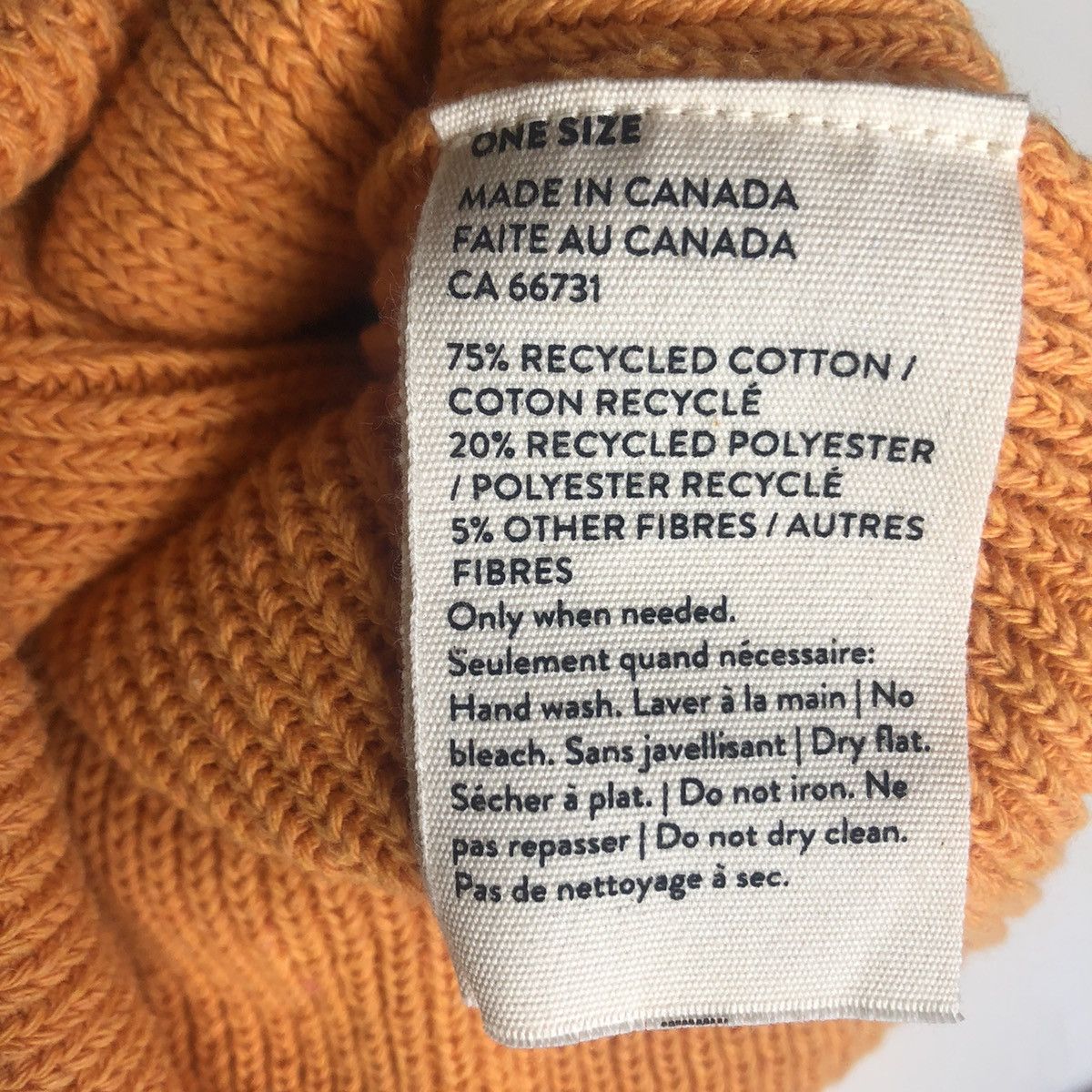 Other MERGE Eco Recycled Cotton Blend Beanie Size ONE SIZE - 5 Thumbnail