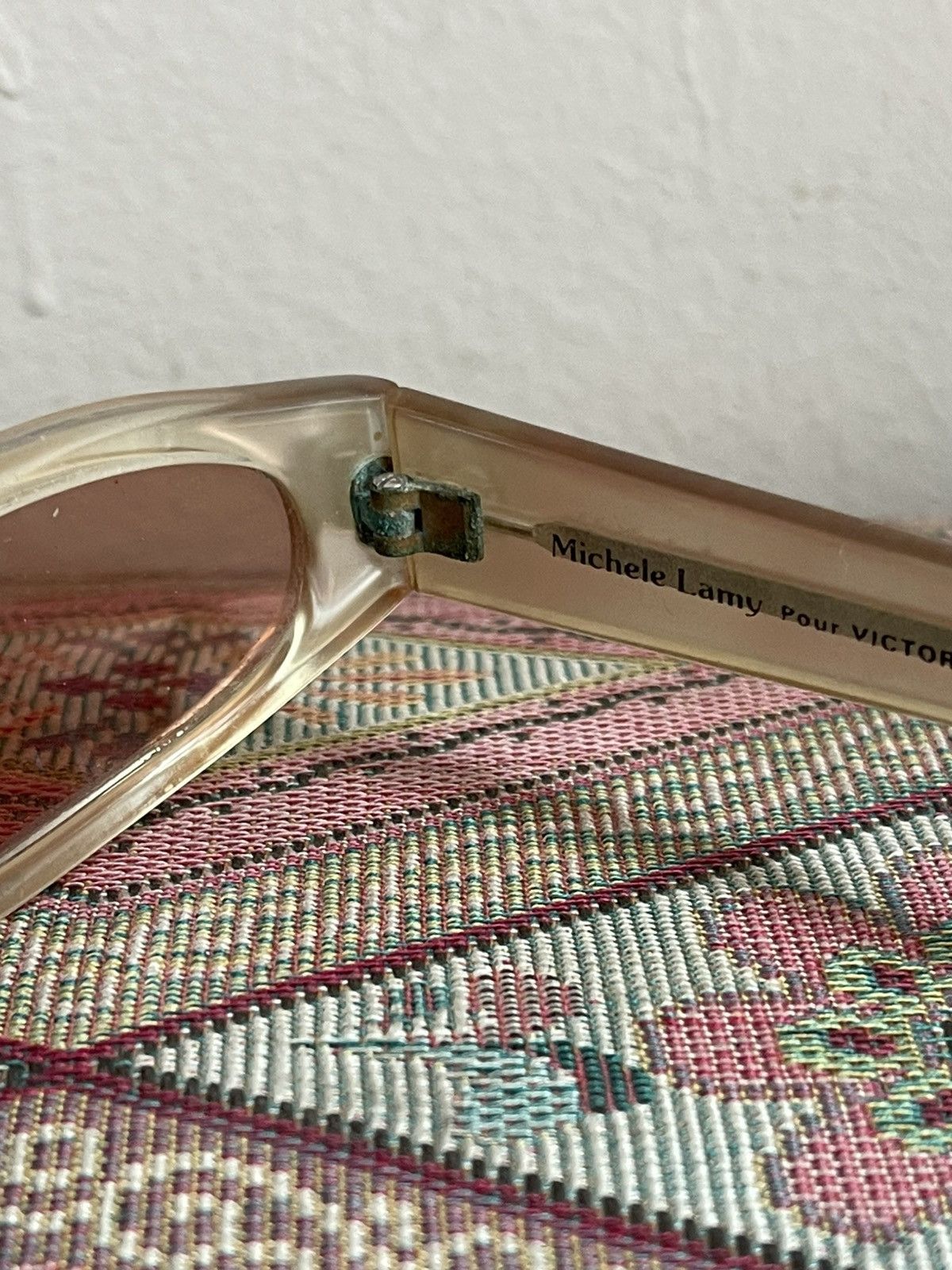 Vintage Michele Lamy pour Victor Gros Sunglasses 80s Size ONE SIZE - 7 Thumbnail
