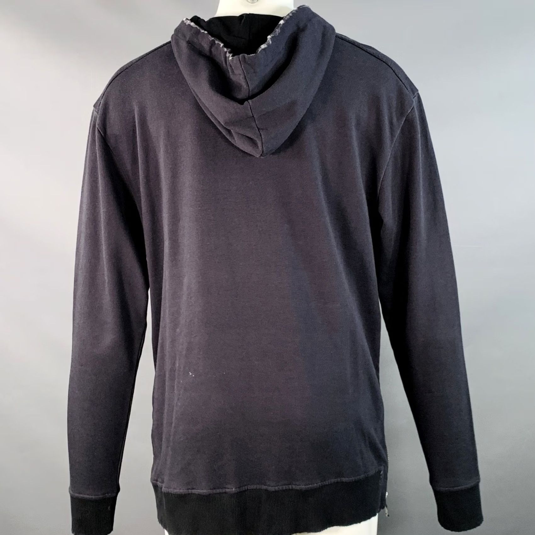 Balmain BALMAIN Graphic Hoodie Sweatshirt Cotton Black Red White Size M Size US M / EU 48-50 / 2 - 4 Thumbnail