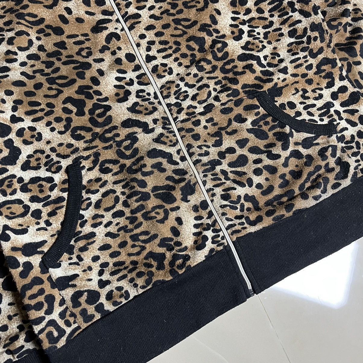 Hysteric Glamour Y2K Leopard Fur Trim Hooded Zip Up Hoodie Size US M / EU 48-50 / 2 - 5 Thumbnail