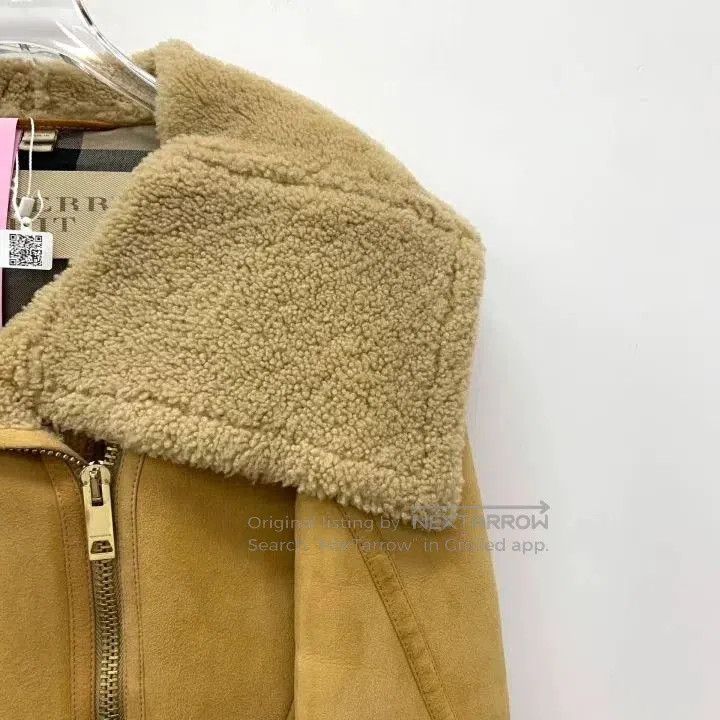 Burberry Burberry Brown Shearling Collar Jacket. Size US S / EU 44-46 / 1 - 3 Thumbnail