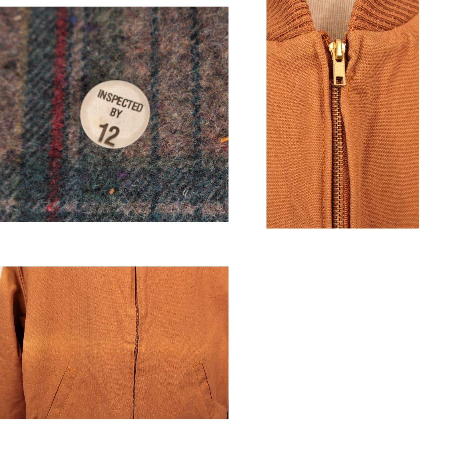 Vintage VTG Big Smith 90s Duck Canvas Work Jacket Shirt Mens L Brown Size US L / EU 52-54 / 3 - 8 Thumbnail
