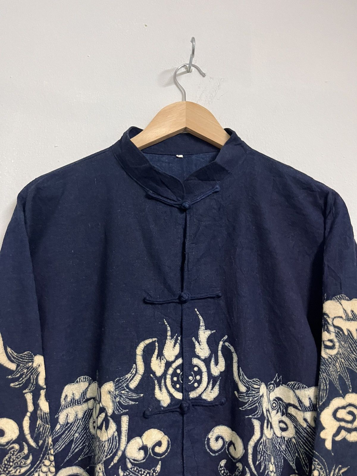 Comme des Garcons vintage 90s dragon indigo kapital-inspired kimono Size US L / EU 52-54 / 3 - 3 Thumbnail