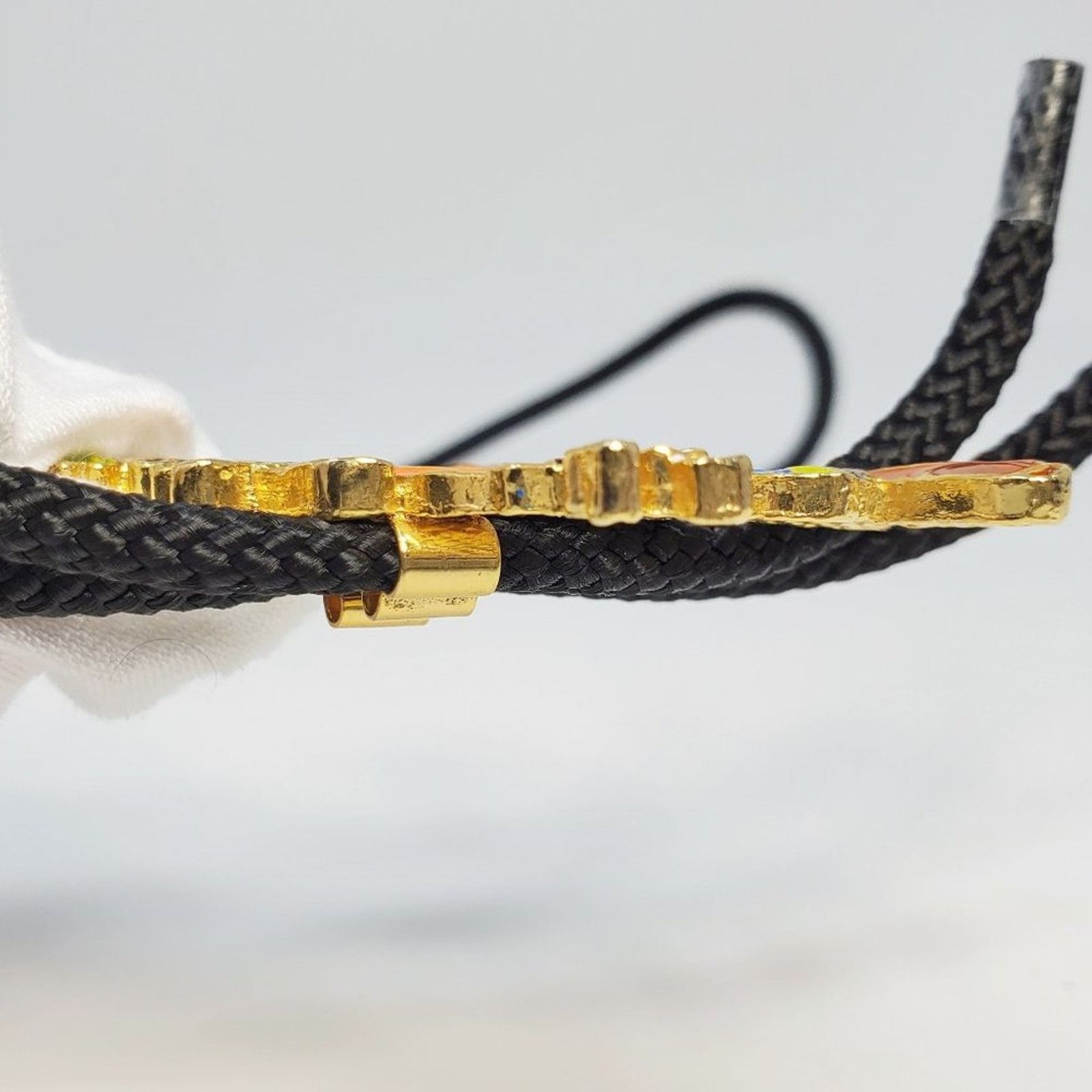 Disney Disney Goofy 2000 Black Bolo Tie - Western Accessory Size ONE SIZE - 5 Thumbnail