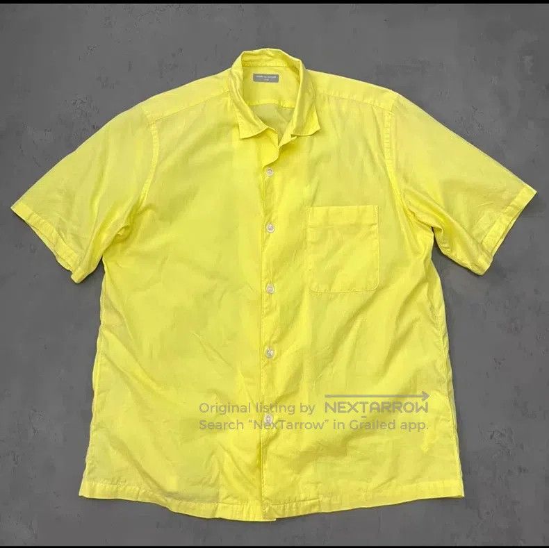 Comme des Garcons Comme Des Garcons Yellow Shirt Size M / US 6-8 / IT 42-44 - 2 Thumbnail