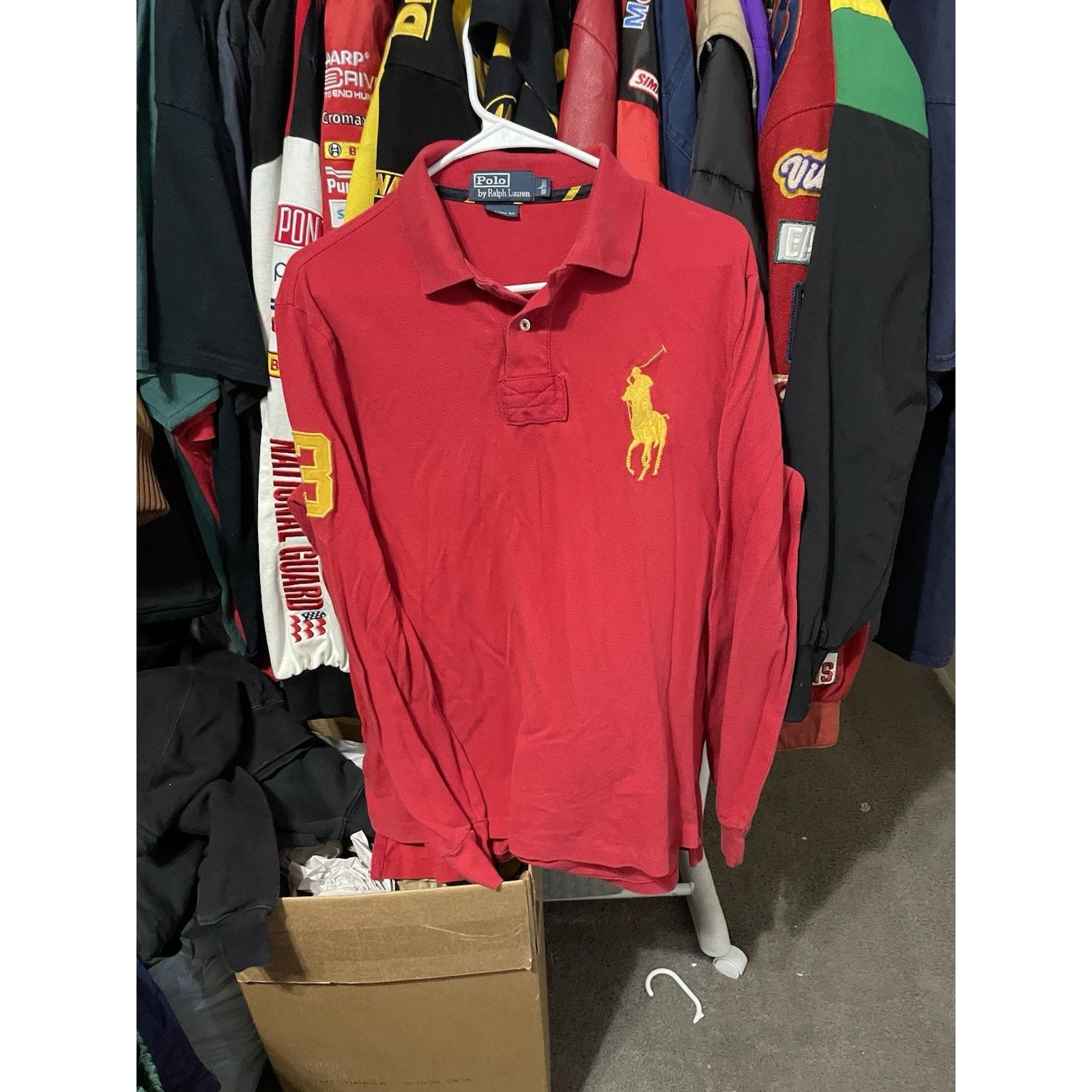 Polo Ralph Lauren Size L- VTG Polo Ralph Lauren Big Pony Rugby Red Shirt Size US L / EU 52-54 / 3 - 1 Thumbnail