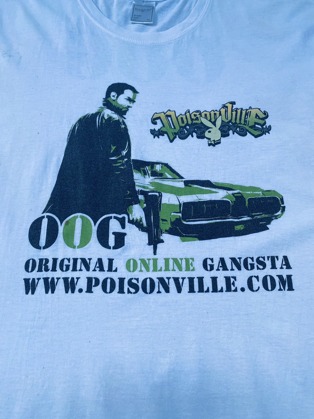 Vintage Vintage Game Poisonville Gangsta Tees Size US XXL / EU 58 / 5 - 3 Thumbnail
