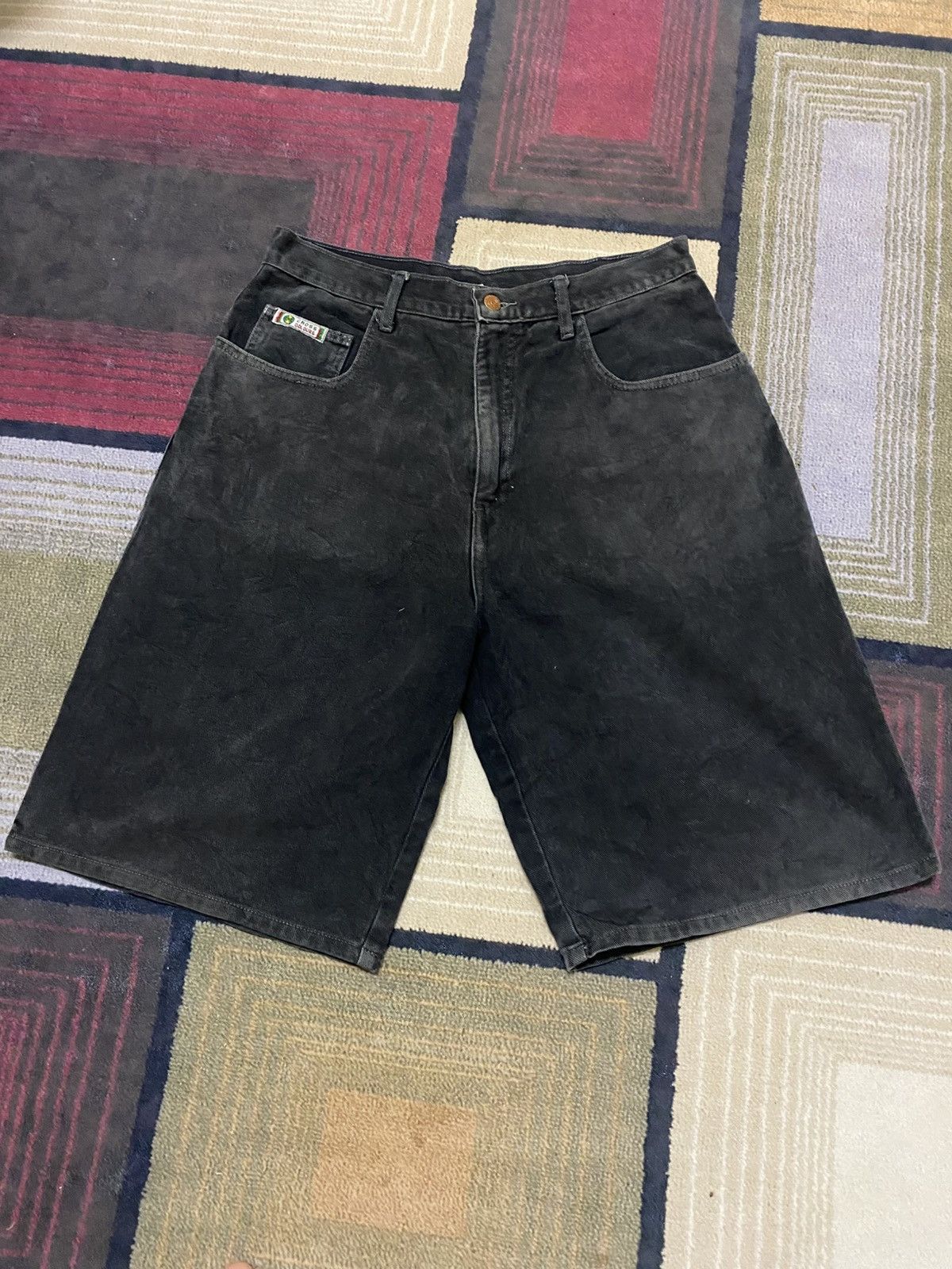 Cross Colours VINTAGE CROSS COLOURS BAGGY DENIM SHORT Size US 32 / EU 48 - 1 Thumbnail