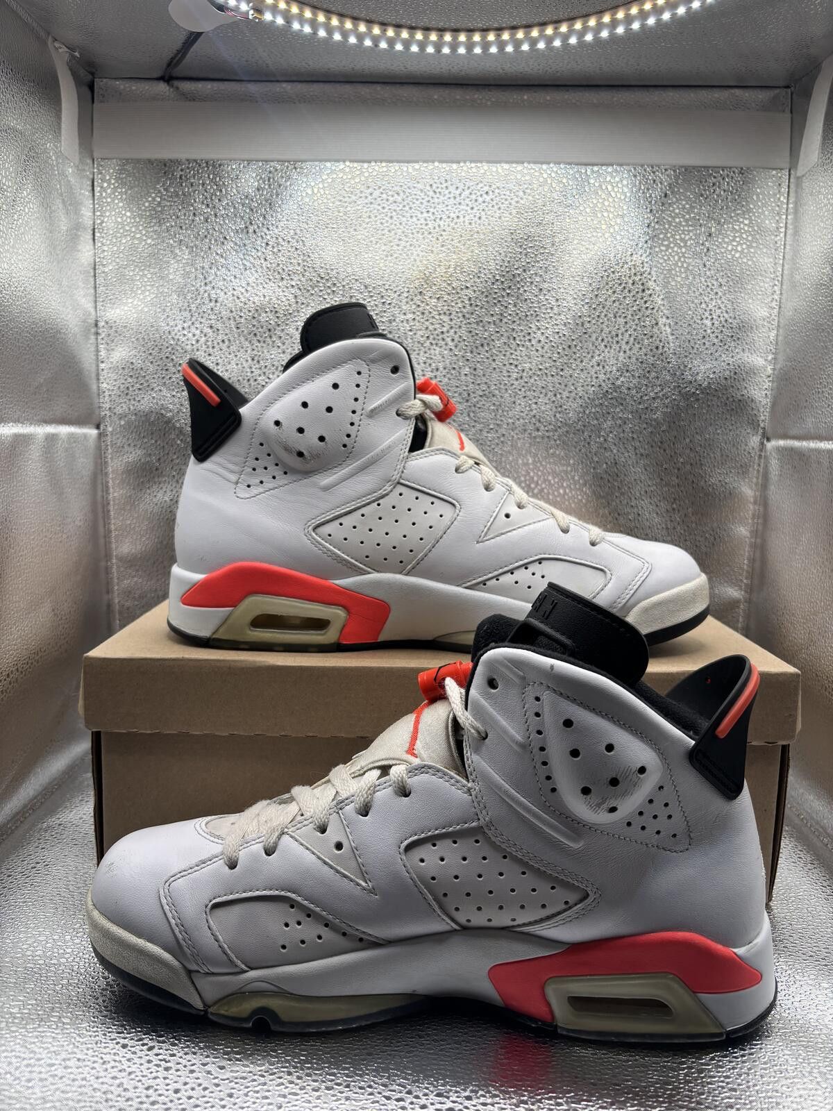 Jordan Brand Air Jordan 6 infrared white 2014 Size US 9.5 / EU 42-43 - 5 Thumbnail