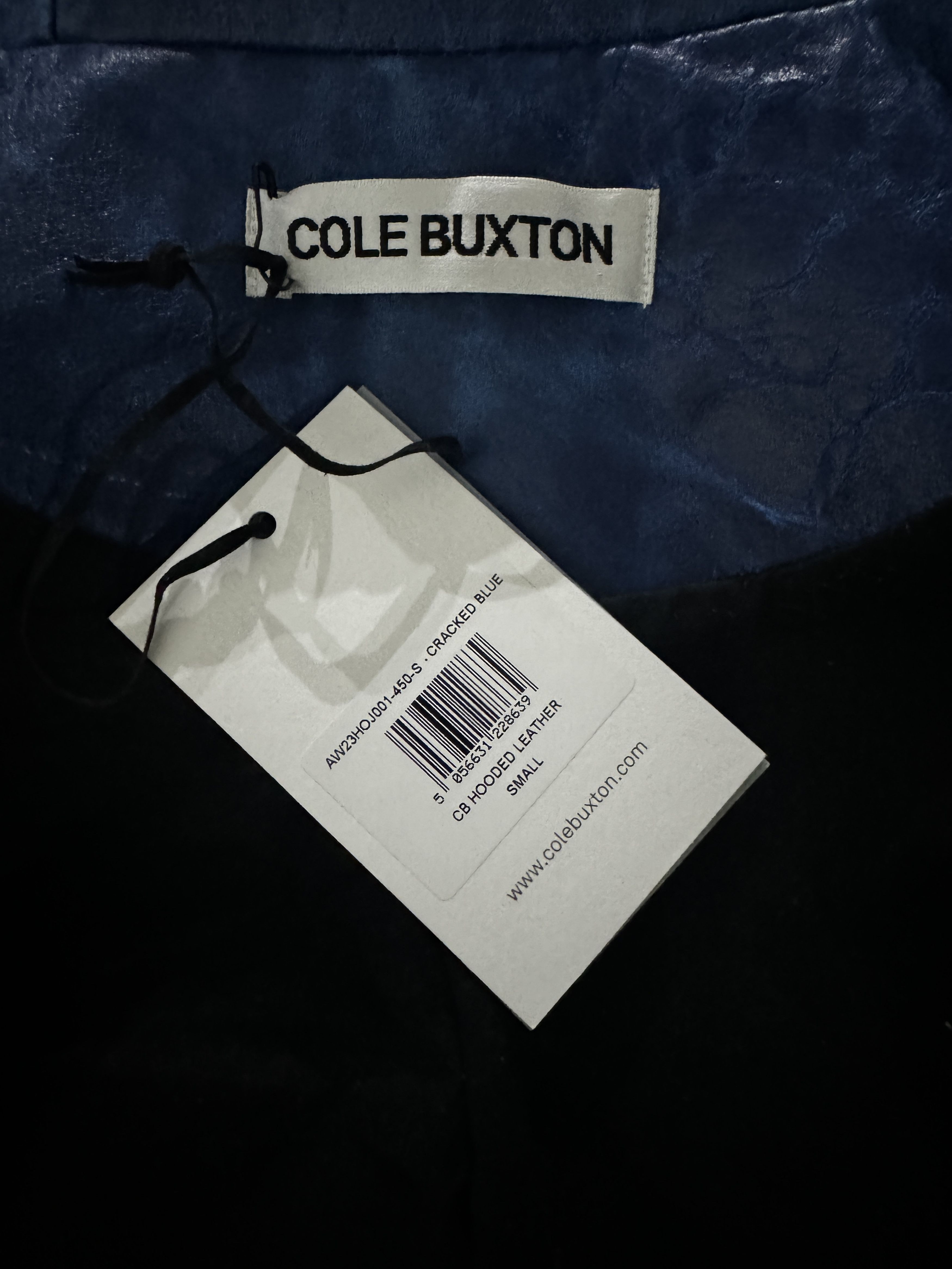 Cole Buxton CB Hooded Leather Jacket Size US S / EU 44-46 / 1 - 5 Thumbnail