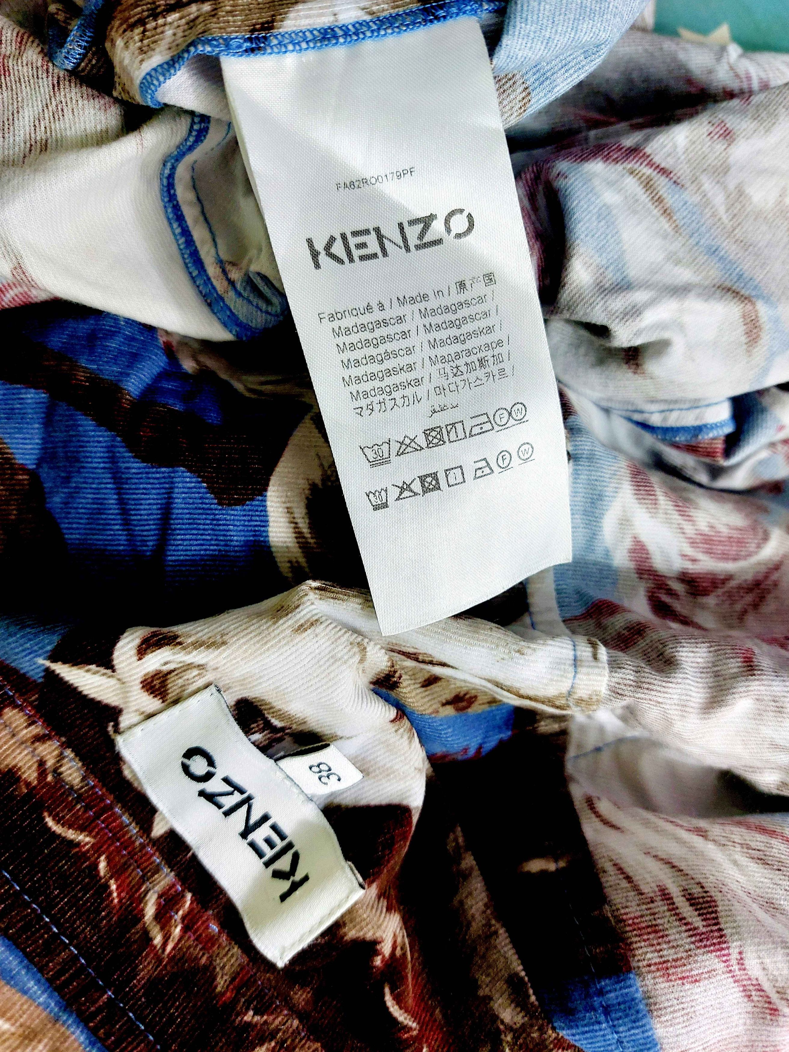 Kenzo KENZO Women's Chevaux Horse Cowboy Denim Tunc Dress Size M / US 6-8 / IT 42-44 - 17 Thumbnail
