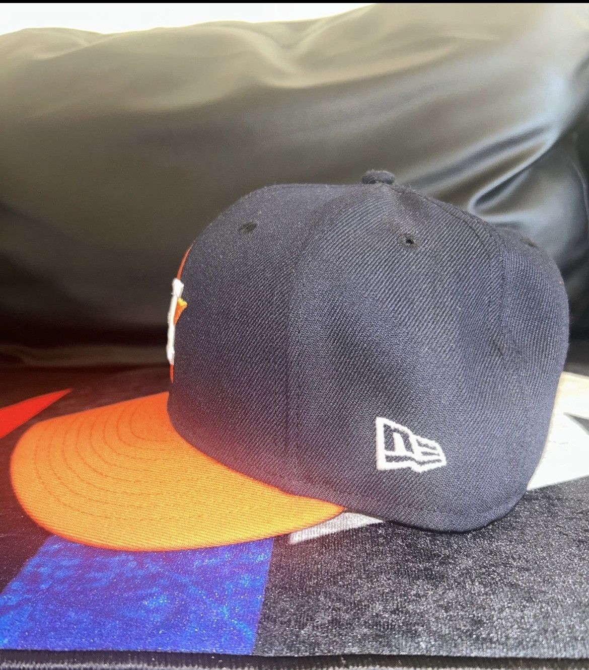 New Era Vintage Houston Astro MLB NEW ERA hat (Sz-7-3/8) Size ONE SIZE - 2 Thumbnail