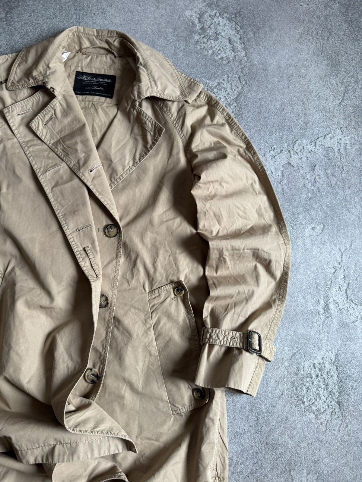 Allsaints AllSaints 12size Hanover Trench coat jacket old money 00s Size XL / US 12-14 / IT 48-50 - 3 Thumbnail