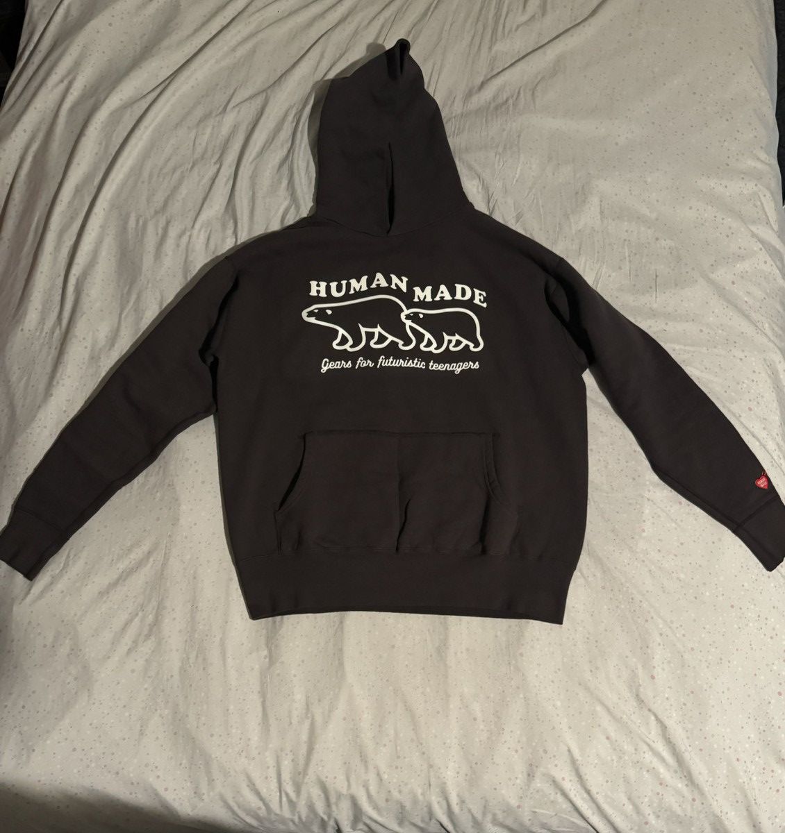 image of Human Made Tsuriami Hoodie Black Xl, Men's