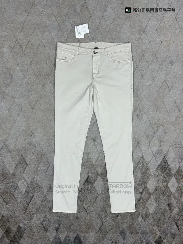 Brunello Cucinelli Brunello Cucinelli Men's Sea Island Cotton Casual Pants. Size US 34 / EU 50 - 1 Thumbnail