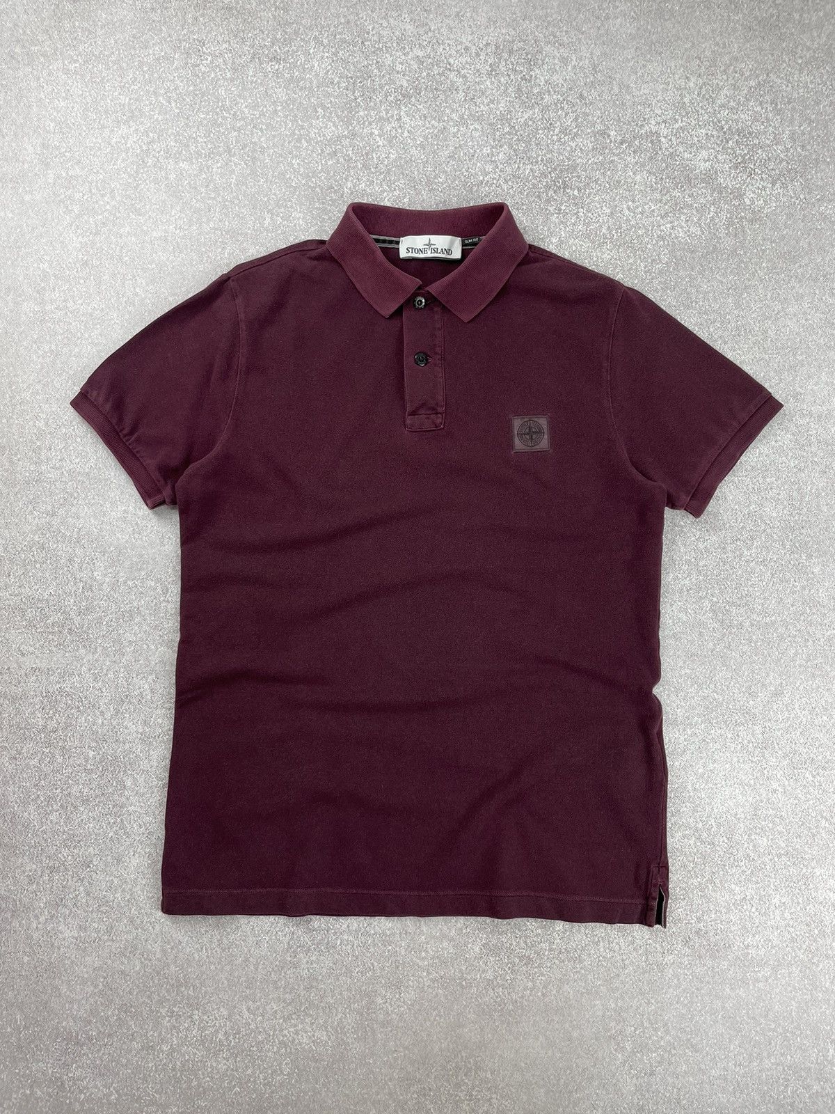 Stone Island Patch Program Polo Tee Shirt