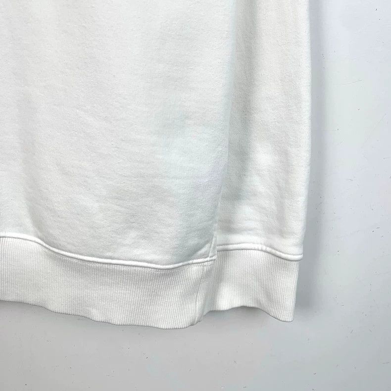 Dior Dior White logo letter embroidery cotton round-neck long-sl Size US S / EU 44-46 / 1 - 5 Thumbnail