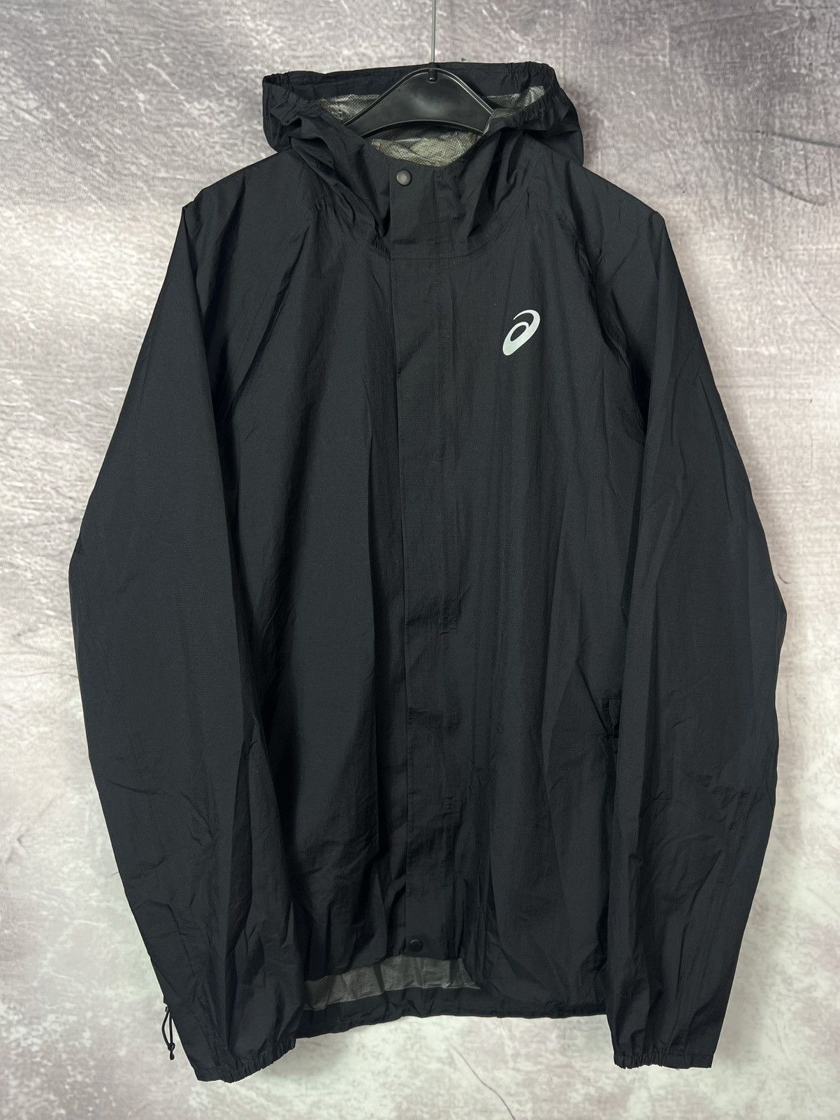 Asics Asics Black Tech Shell Running Jacket Gorpcore Style Size US M / EU 48-50 / 2 - 1 Thumbnail