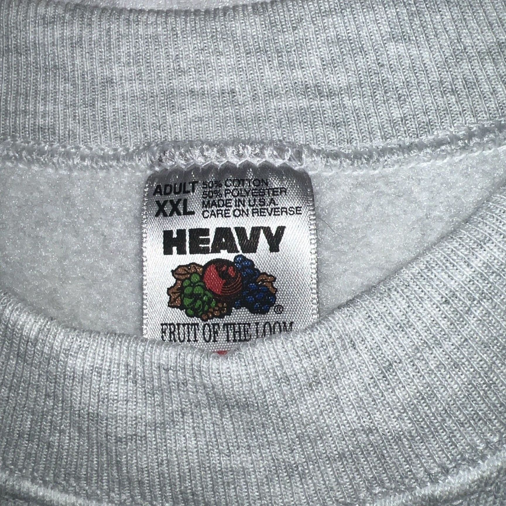 Fruit Of The Loom VINTAGE Fruit Of The Loom WEST BEND Pullover Sweatshirt 2XL Gray USA Unisex Adults Mens Girls Womens Size US XXL / EU 58 / 5 - 4 Thumbnail