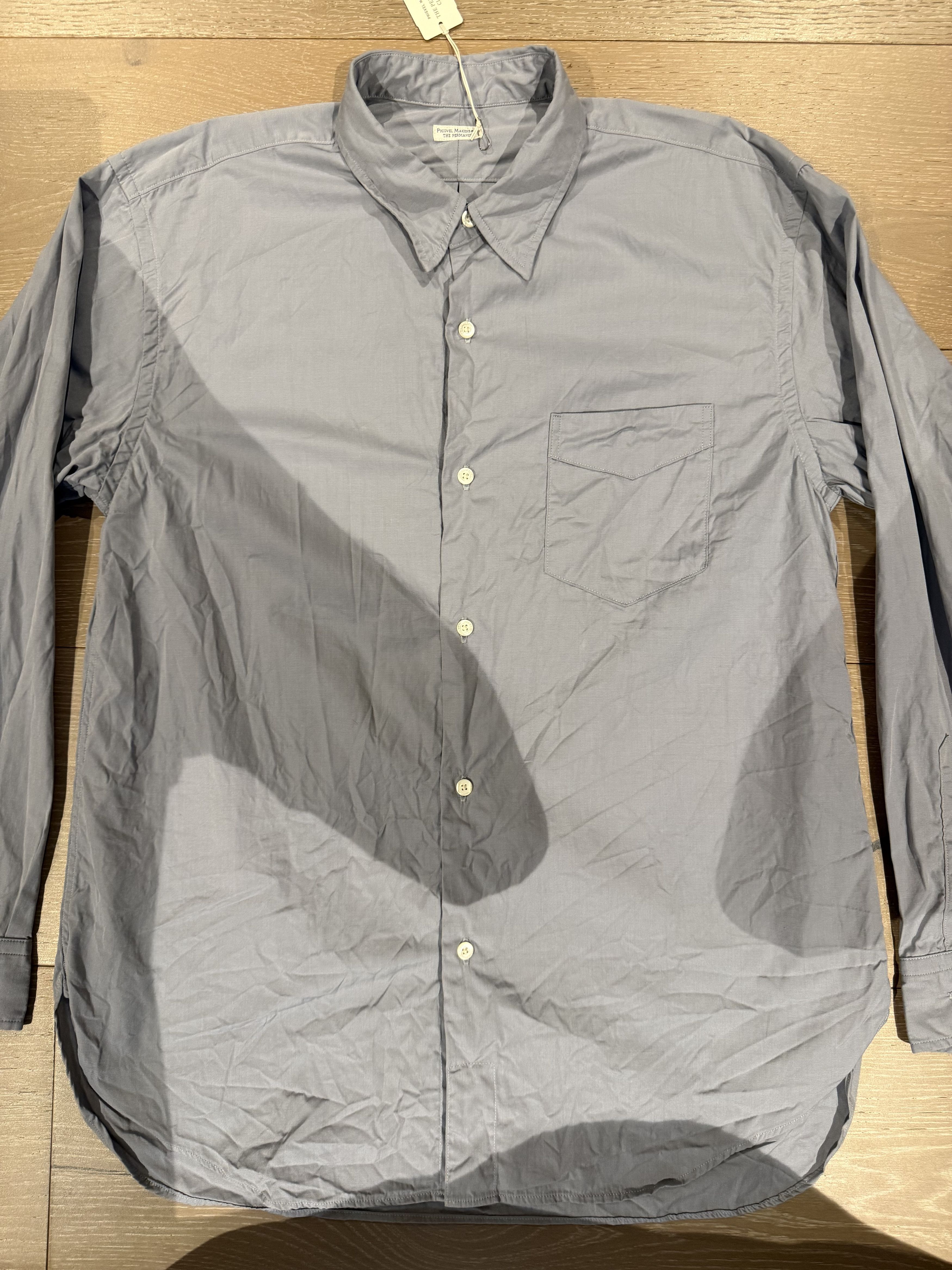 PHIGVEL MAKERS & Co. 💚 Phigvel Makers & Co. Regular Collar Dress Shirt Old Sax Size US M / EU 48-50 / 2 - 7 Thumbnail